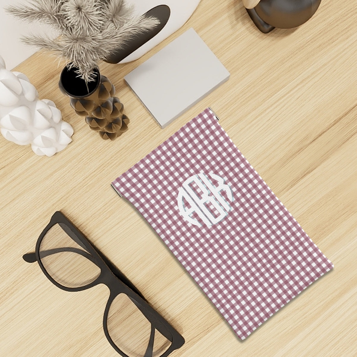 Game Day Gingham - Maroon