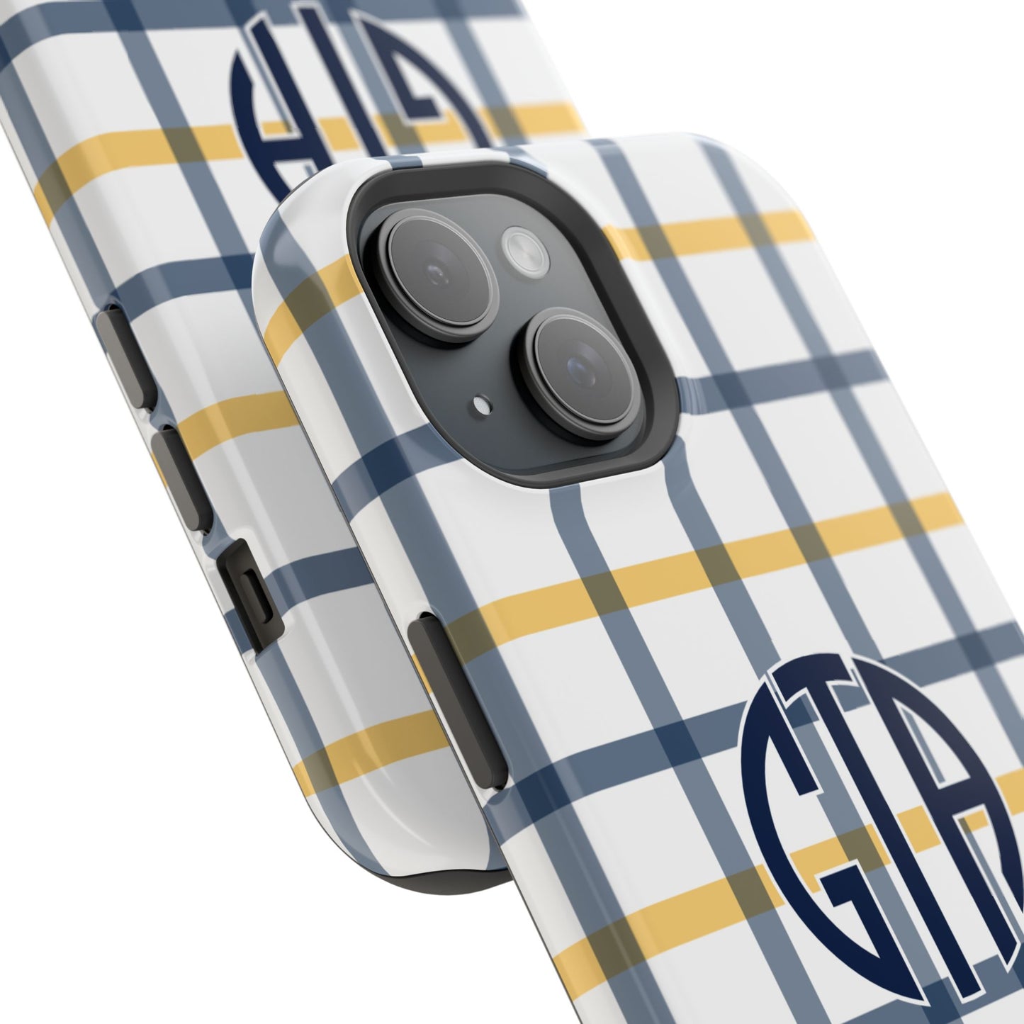 Tailgate Tartan - Navy & Gold