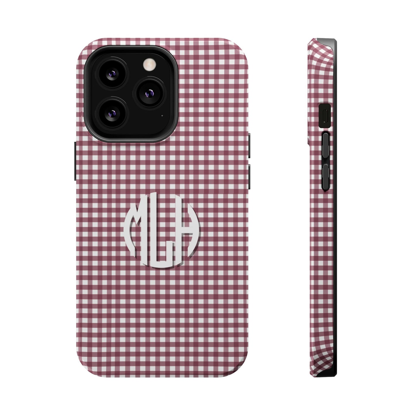 Game Day Gingham - Maroon