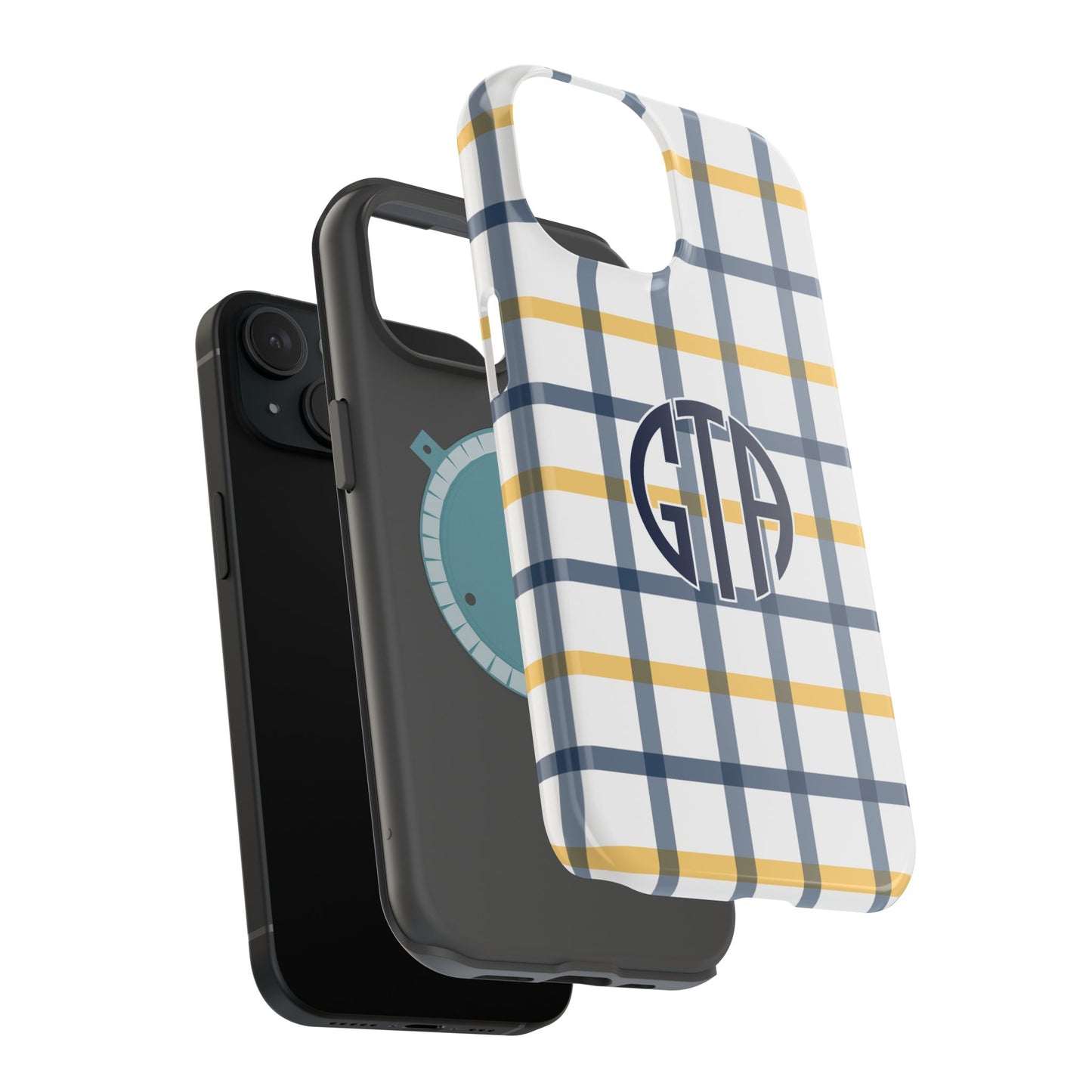 Tailgate Tartan - Navy & Gold