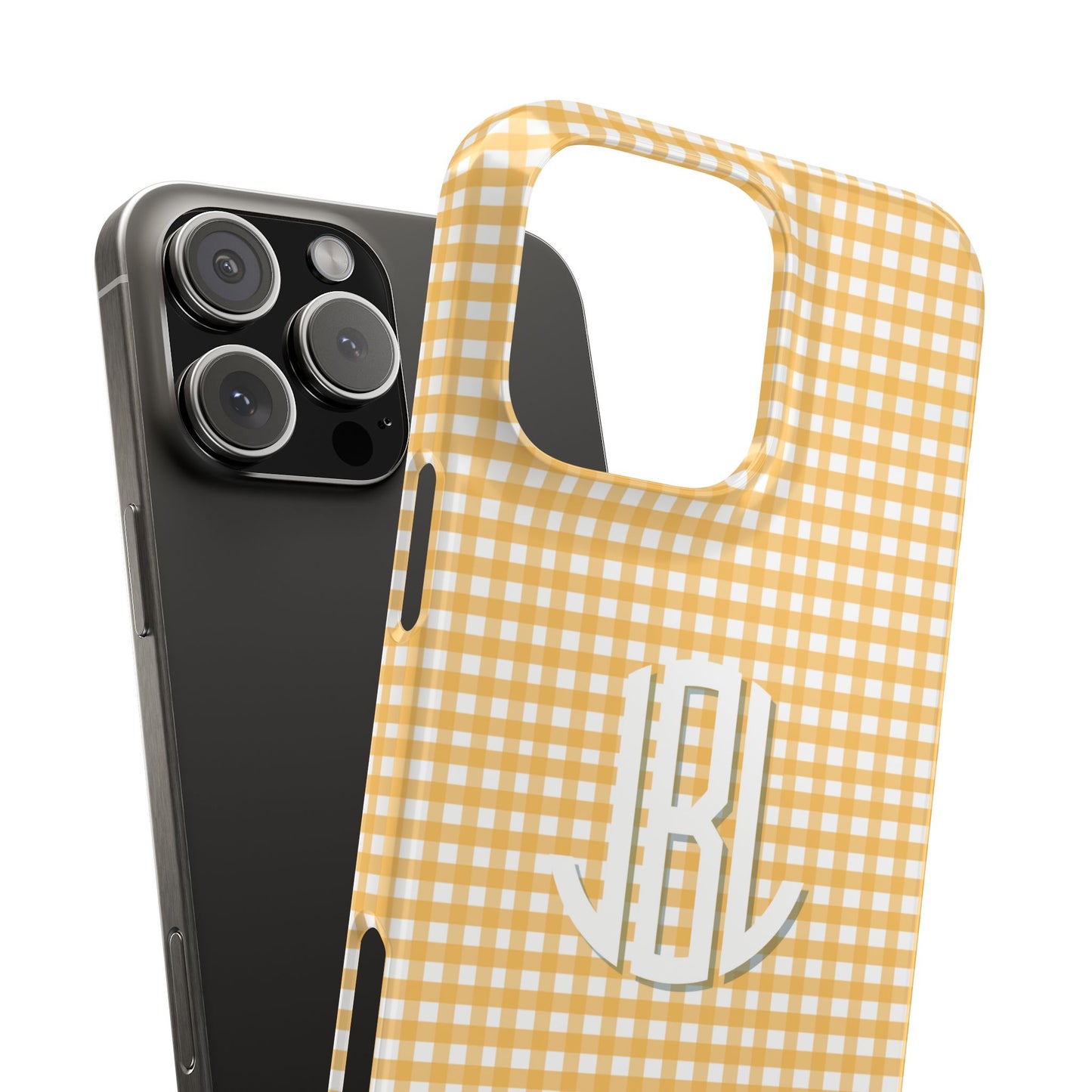 Game Day Gingham - Athletic Gold Slim