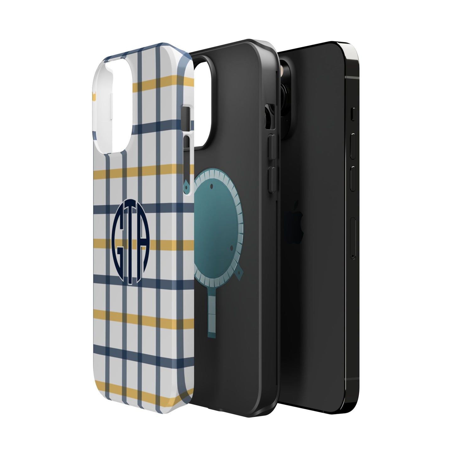 Tailgate Tartan - Navy & Gold