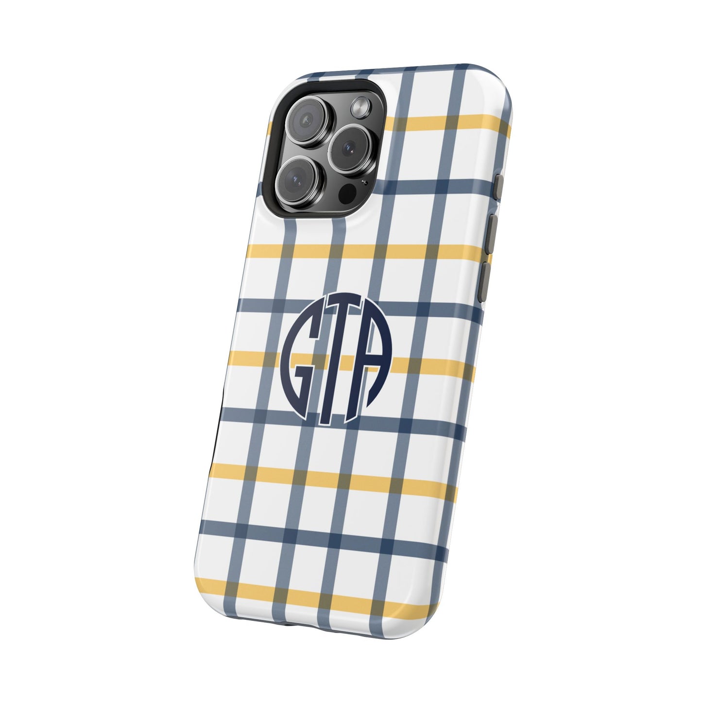 Tailgate Tartan - Navy & Gold