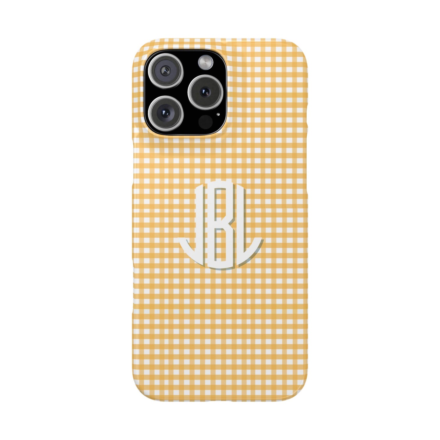 Game Day Gingham - Athletic Gold Slim