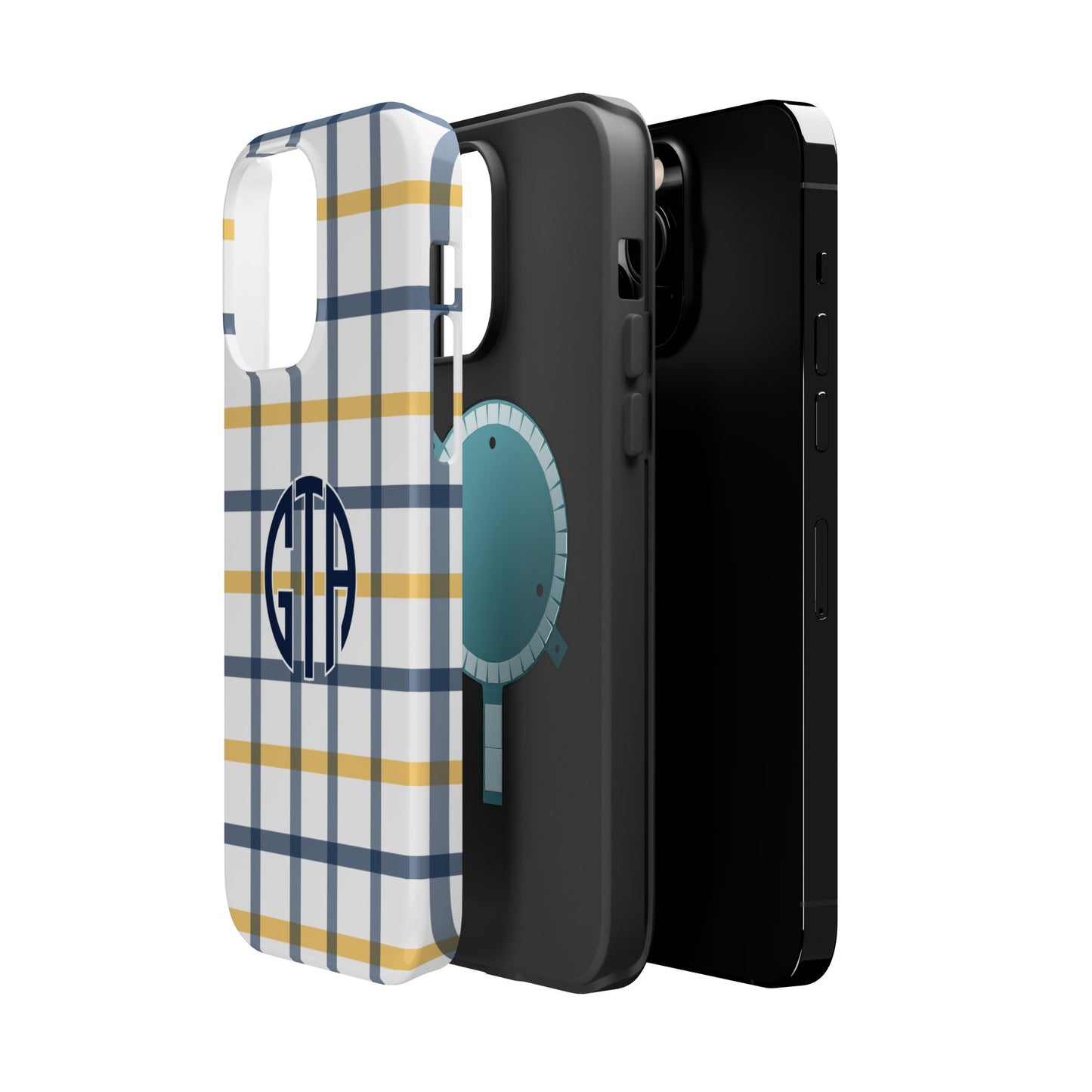 Tailgate Tartan - Navy & Gold