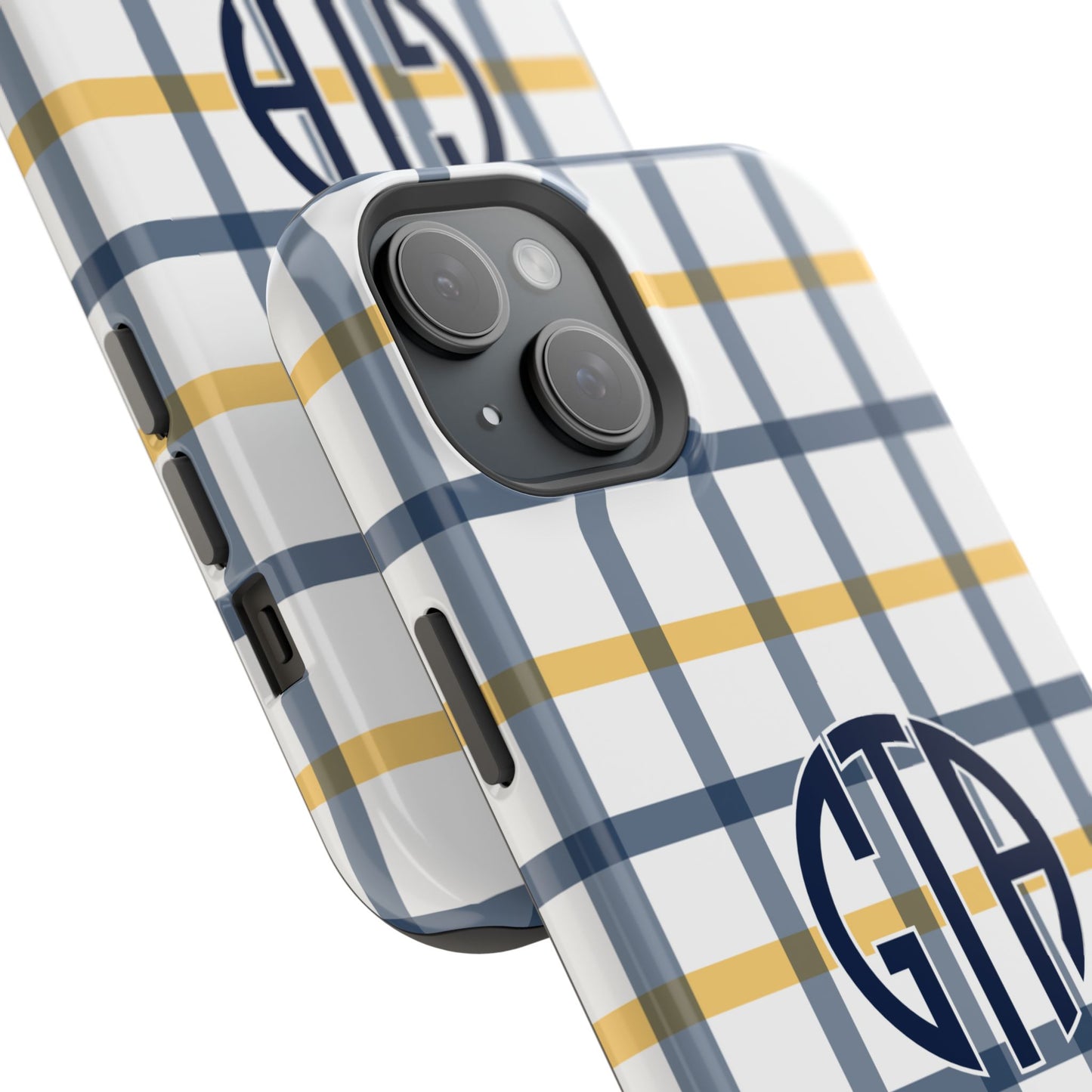 Tailgate Tartan - Navy & Gold