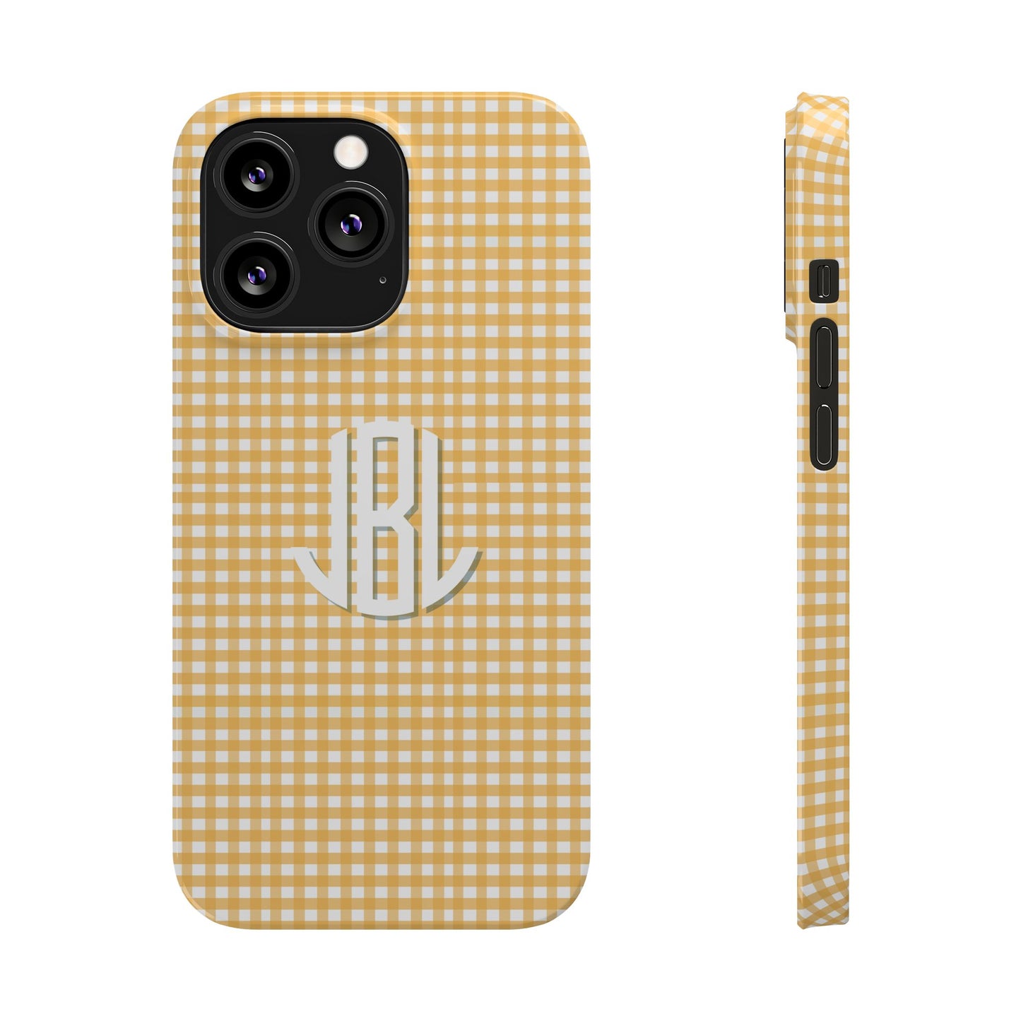 Game Day Gingham - Athletic Gold Slim