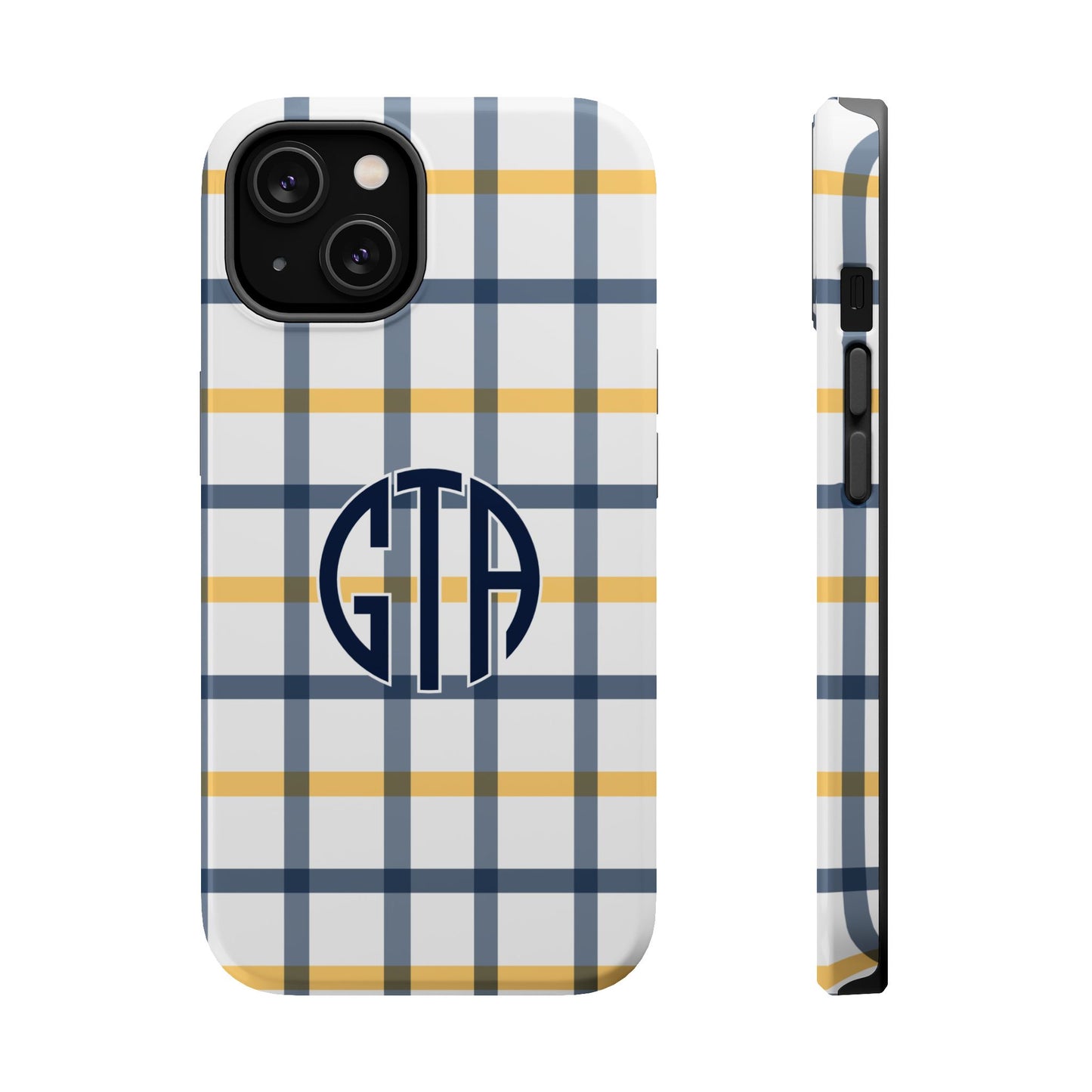 Tailgate Tartan - Navy & Gold