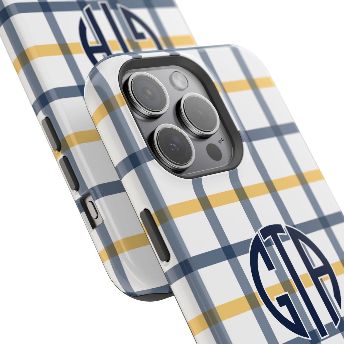 Tailgate Tartan - Navy & Gold