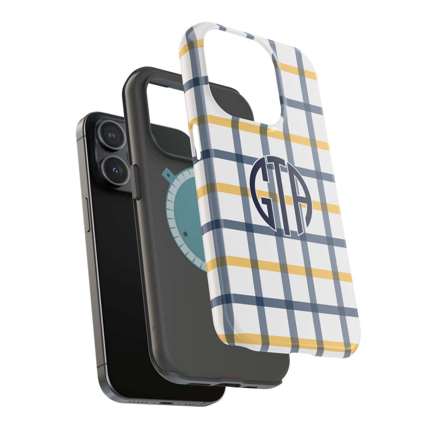Tailgate Tartan - Navy & Gold