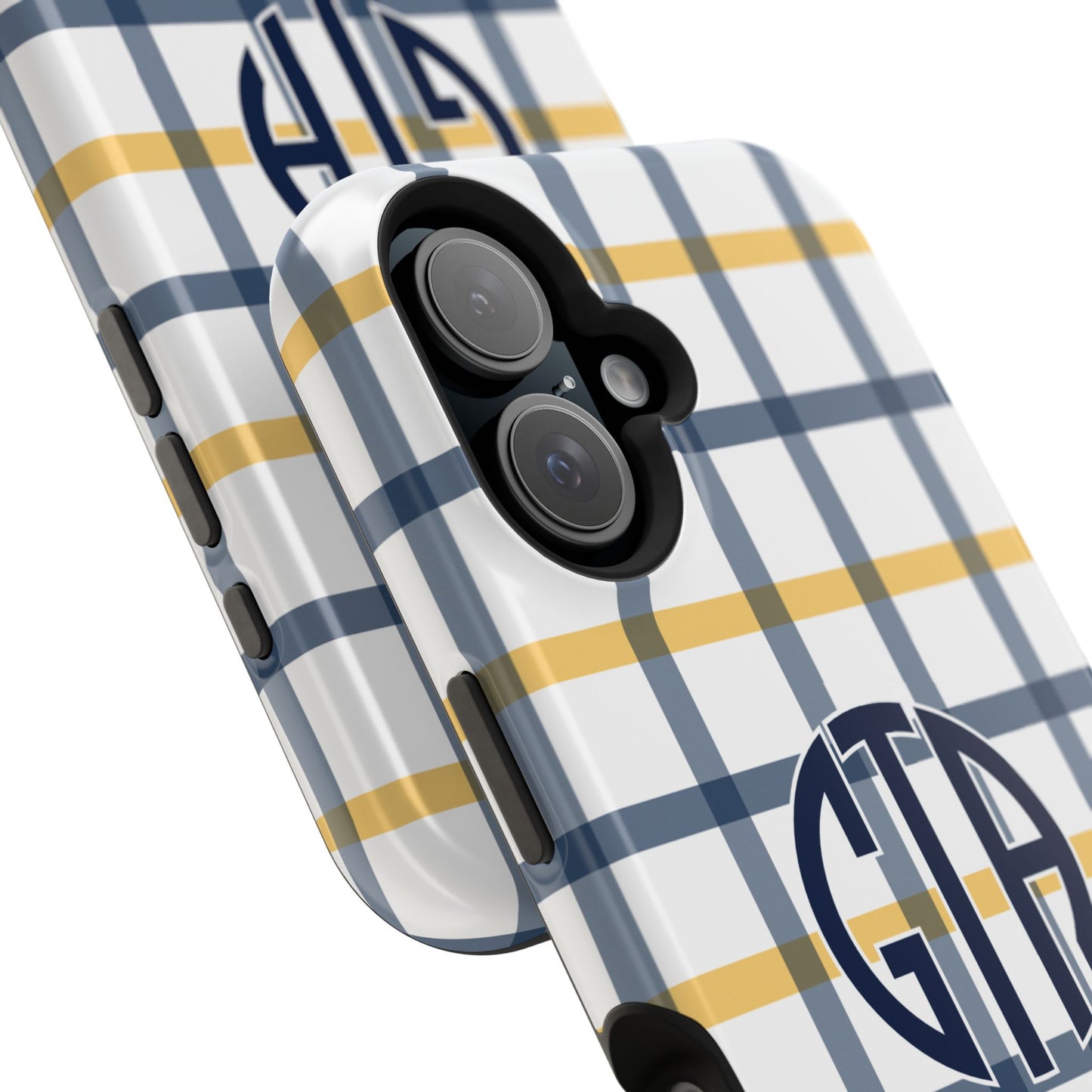 Tailgate Tartan - Navy & Gold