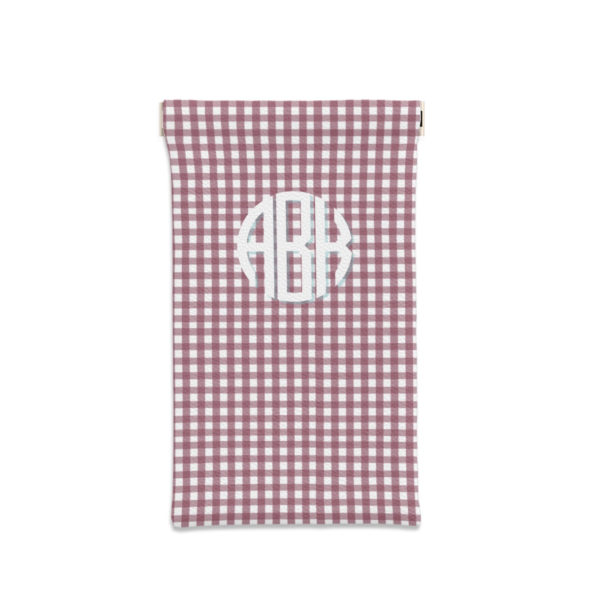 Game Day Gingham - Maroon