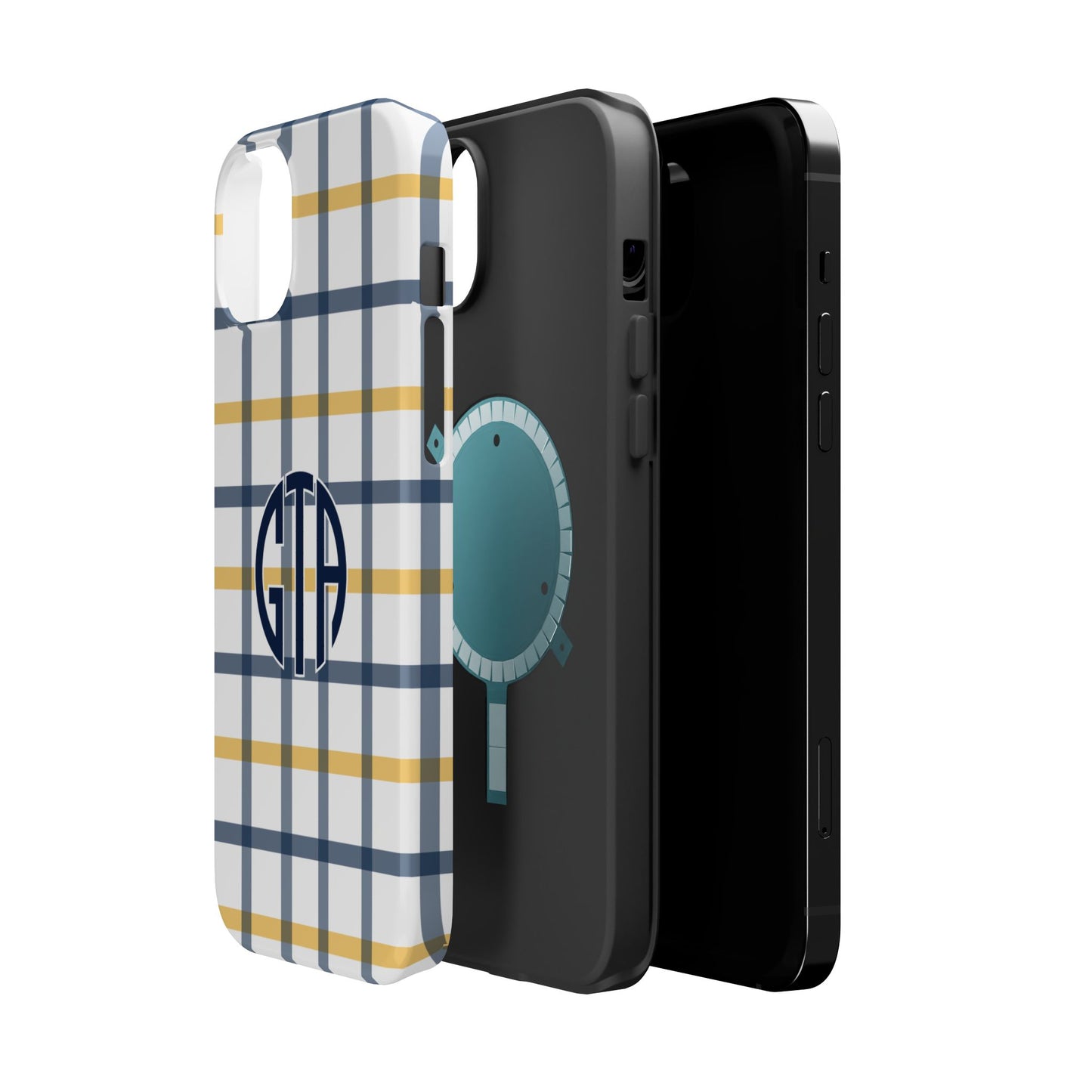Tailgate Tartan - Navy & Gold