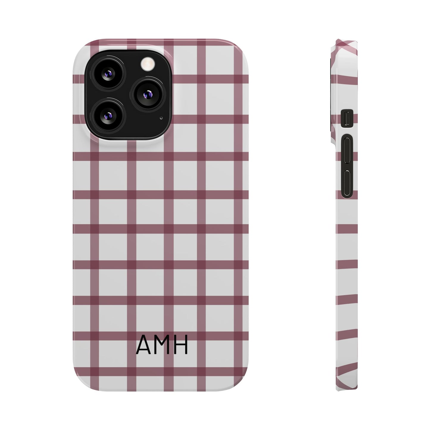 Tailgate Tartan - Maroon Slim