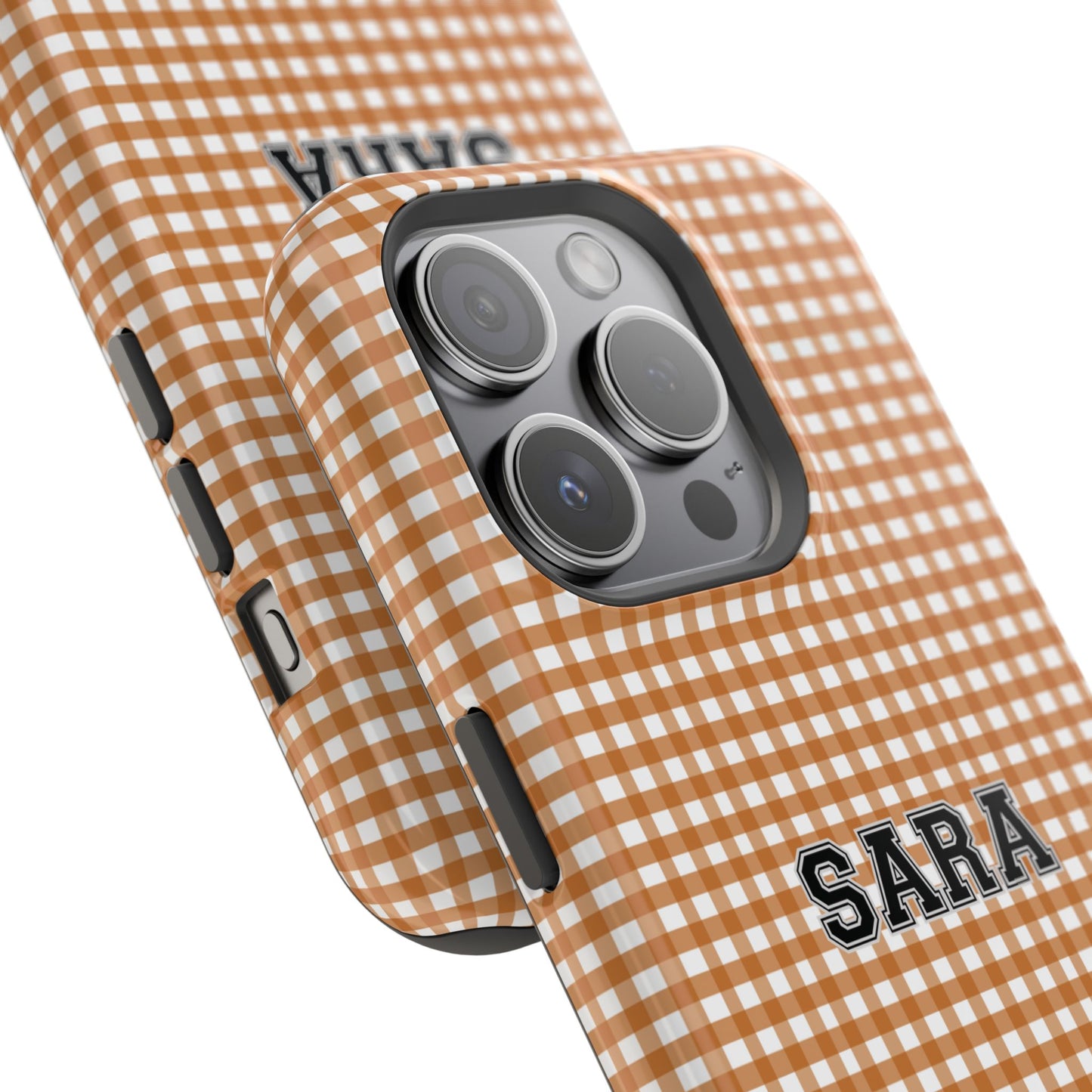 Game Day Gingham - Burnt Orange