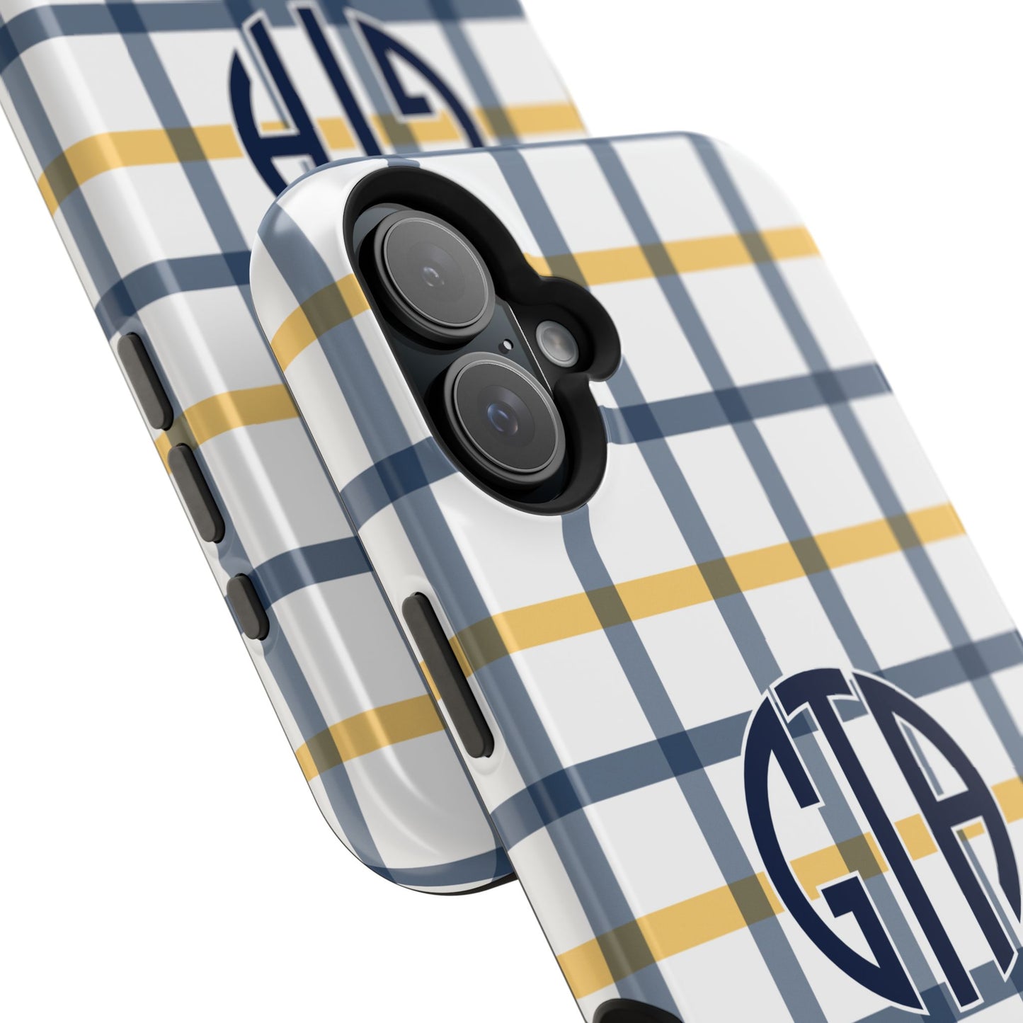 Tailgate Tartan - Navy & Gold