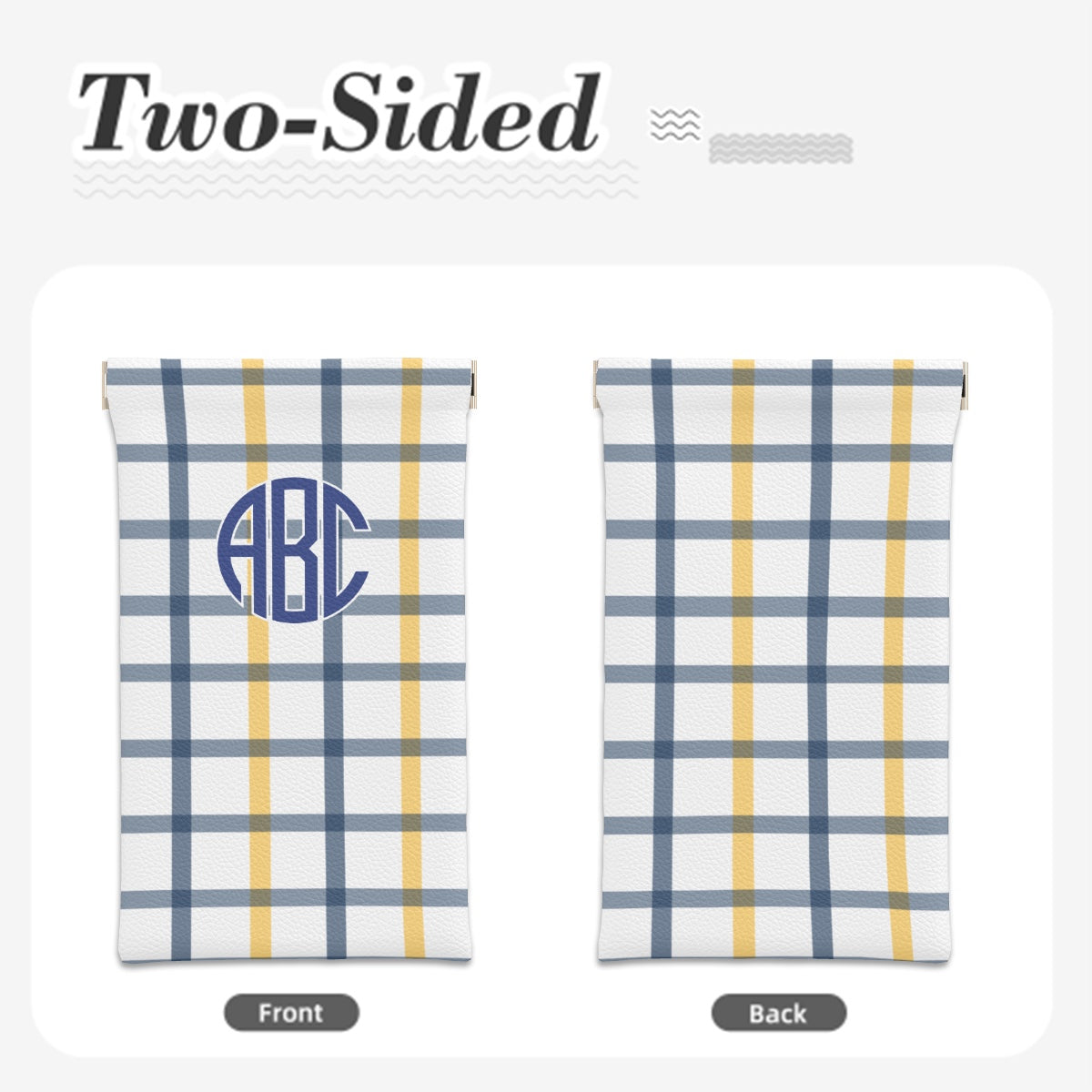Tailgate Tartan - Navy & Gold