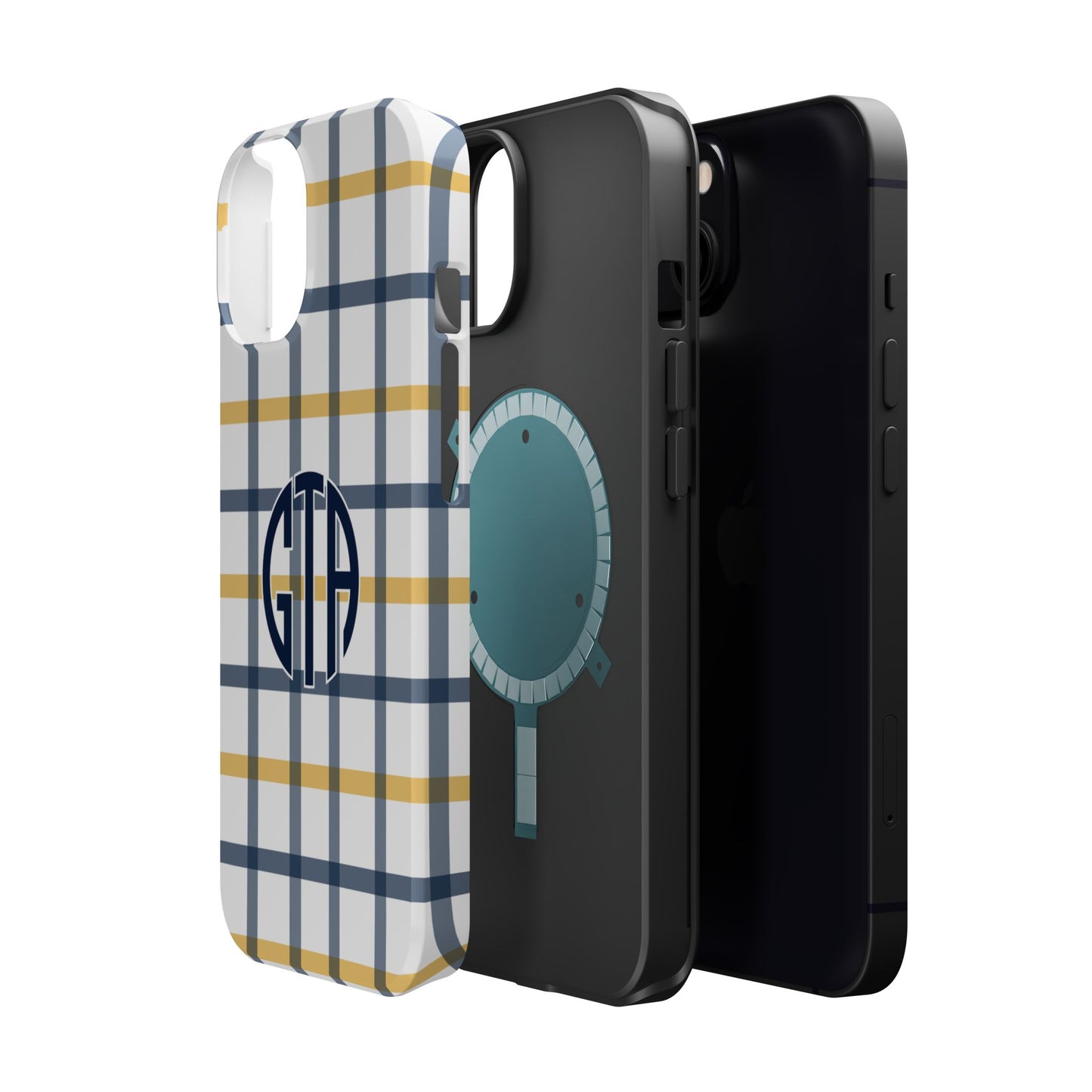 Tailgate Tartan - Navy & Gold