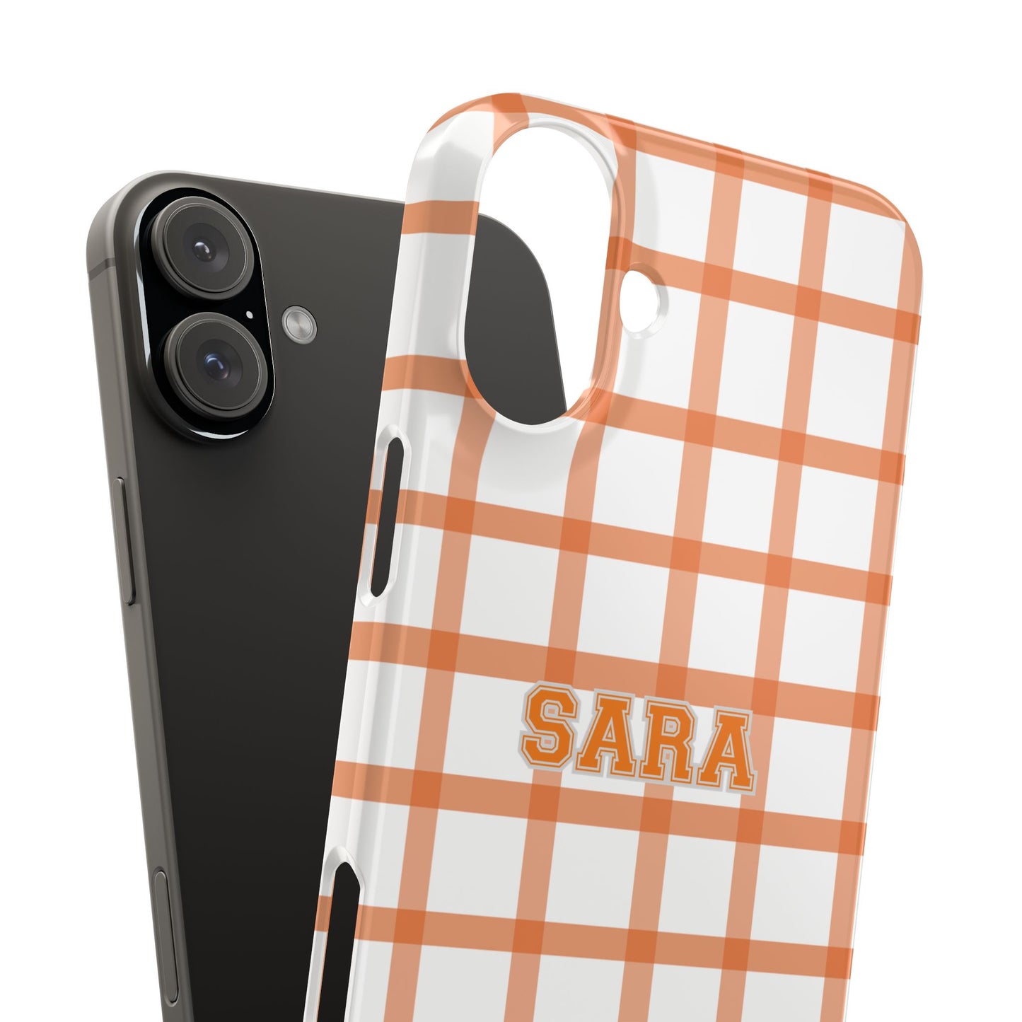 Tailgate Tartan -Orange Slim