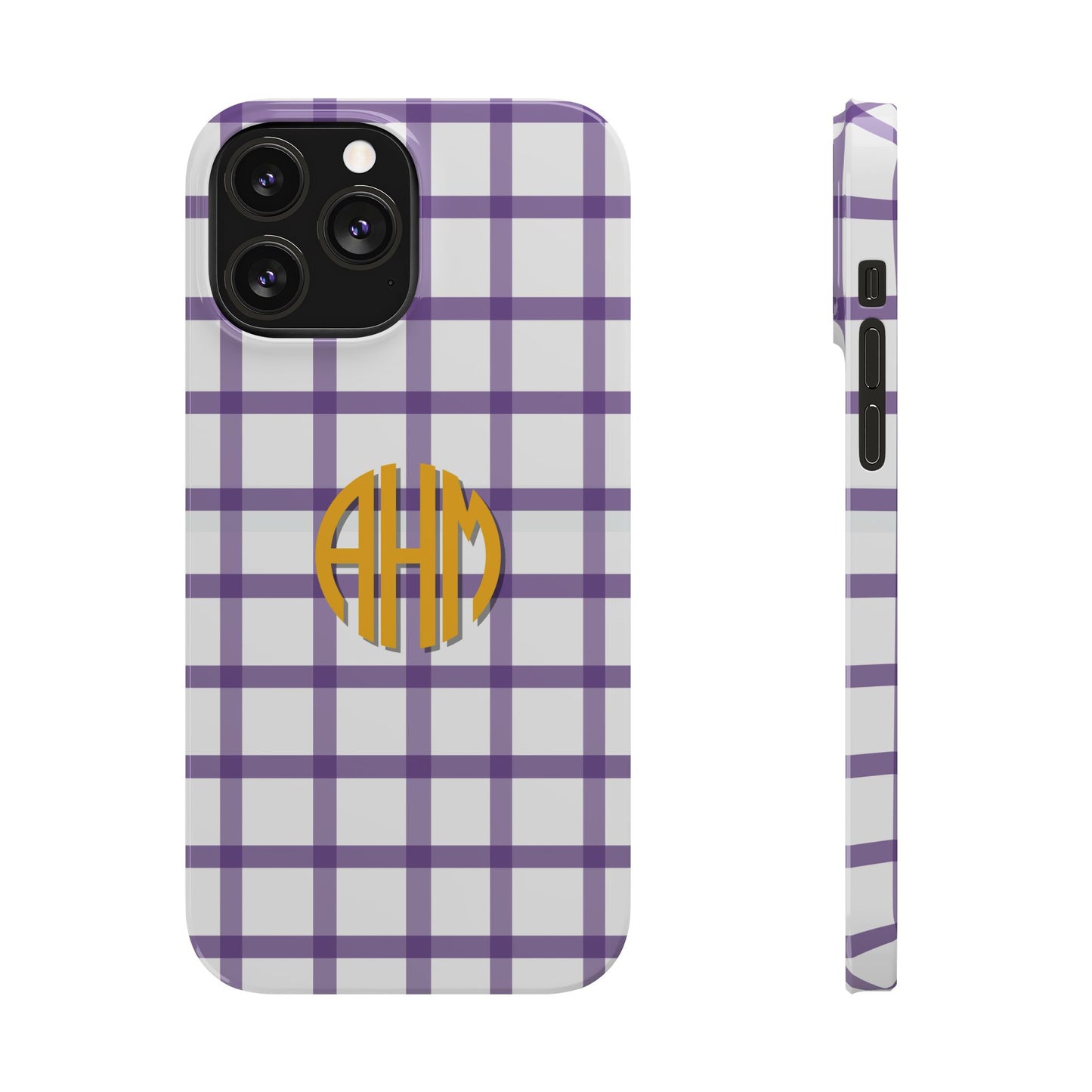 Tailgate Tartan -Purple Slim