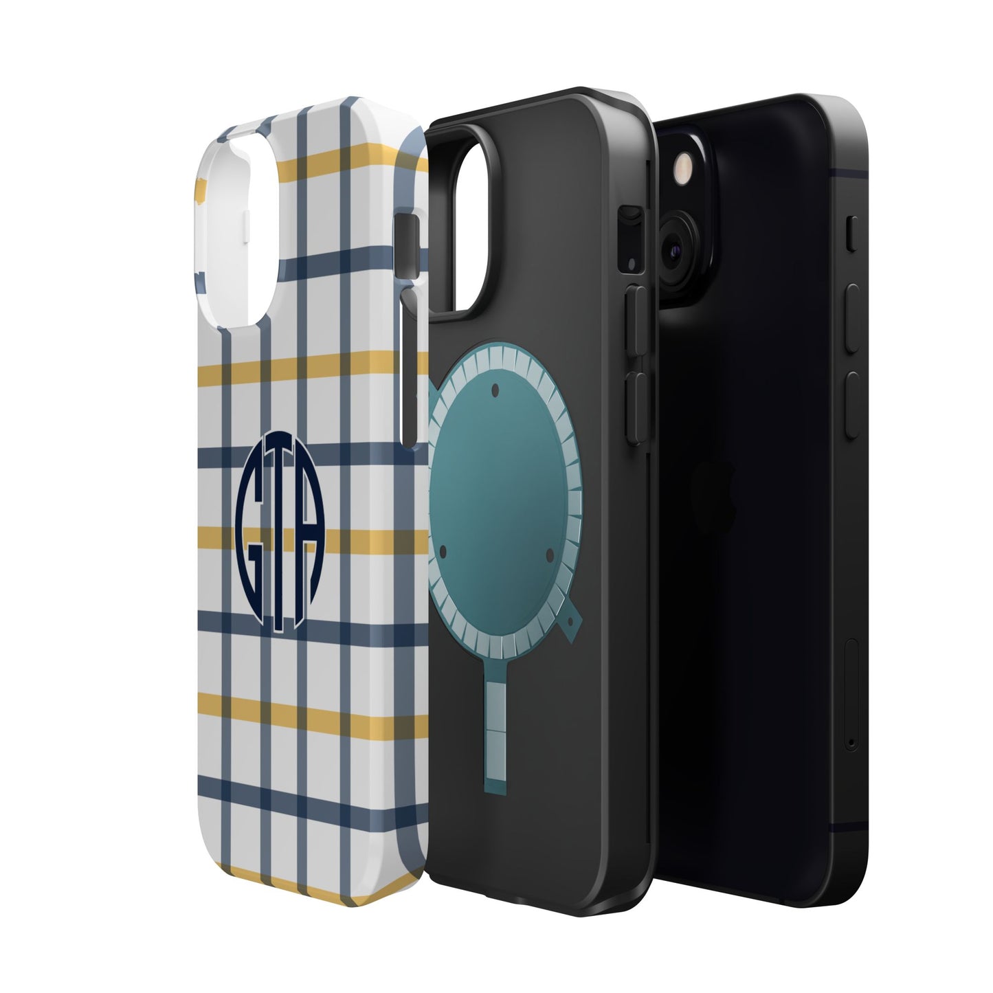 Tailgate Tartan - Navy & Gold