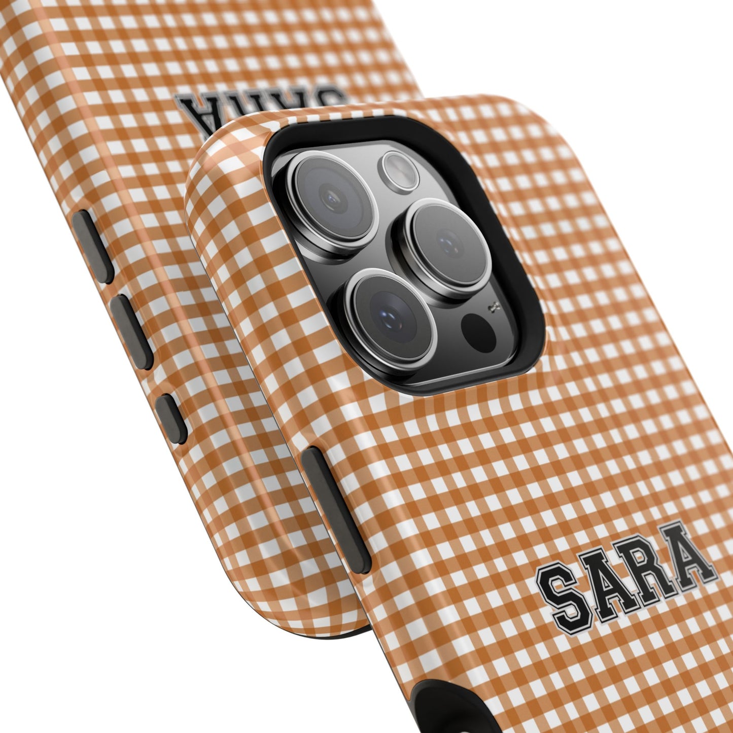 Game Day Gingham - Burnt Orange