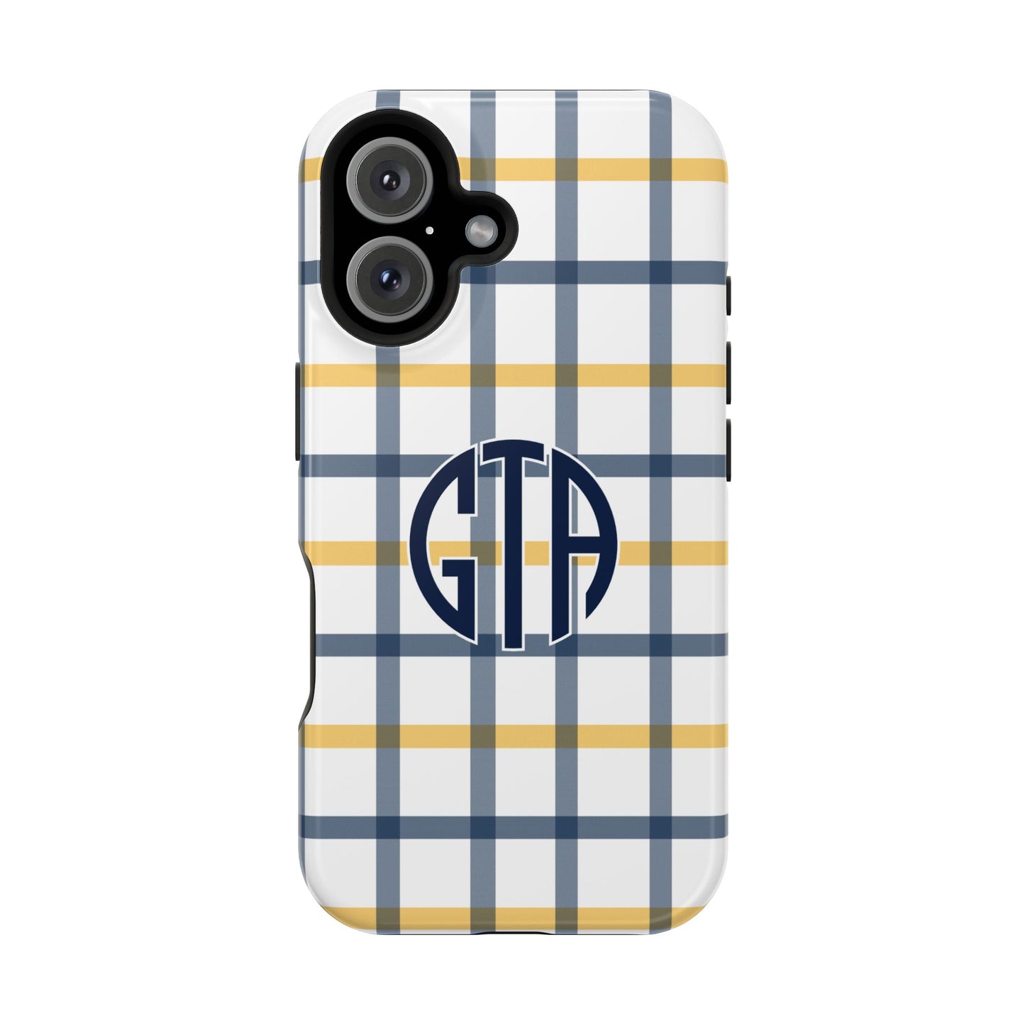 Tailgate Tartan - Navy & Gold
