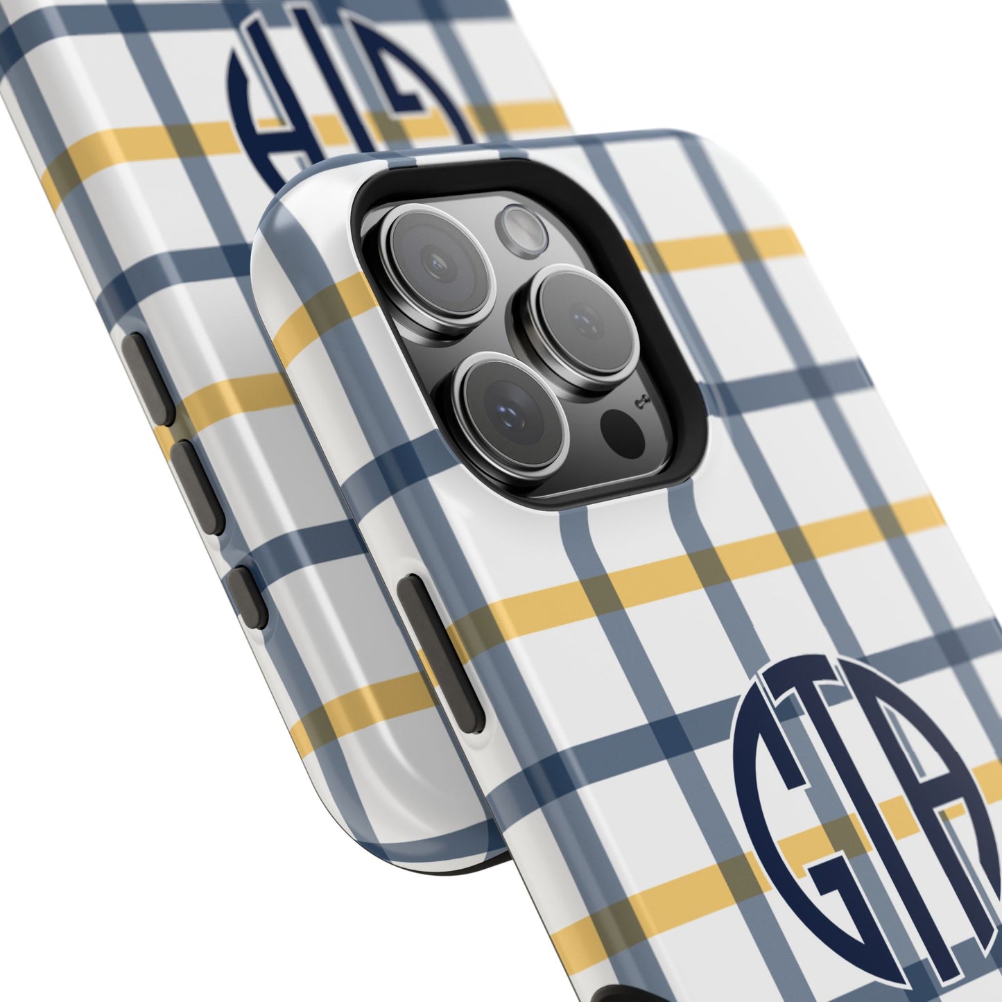 Tailgate Tartan - Navy & Gold