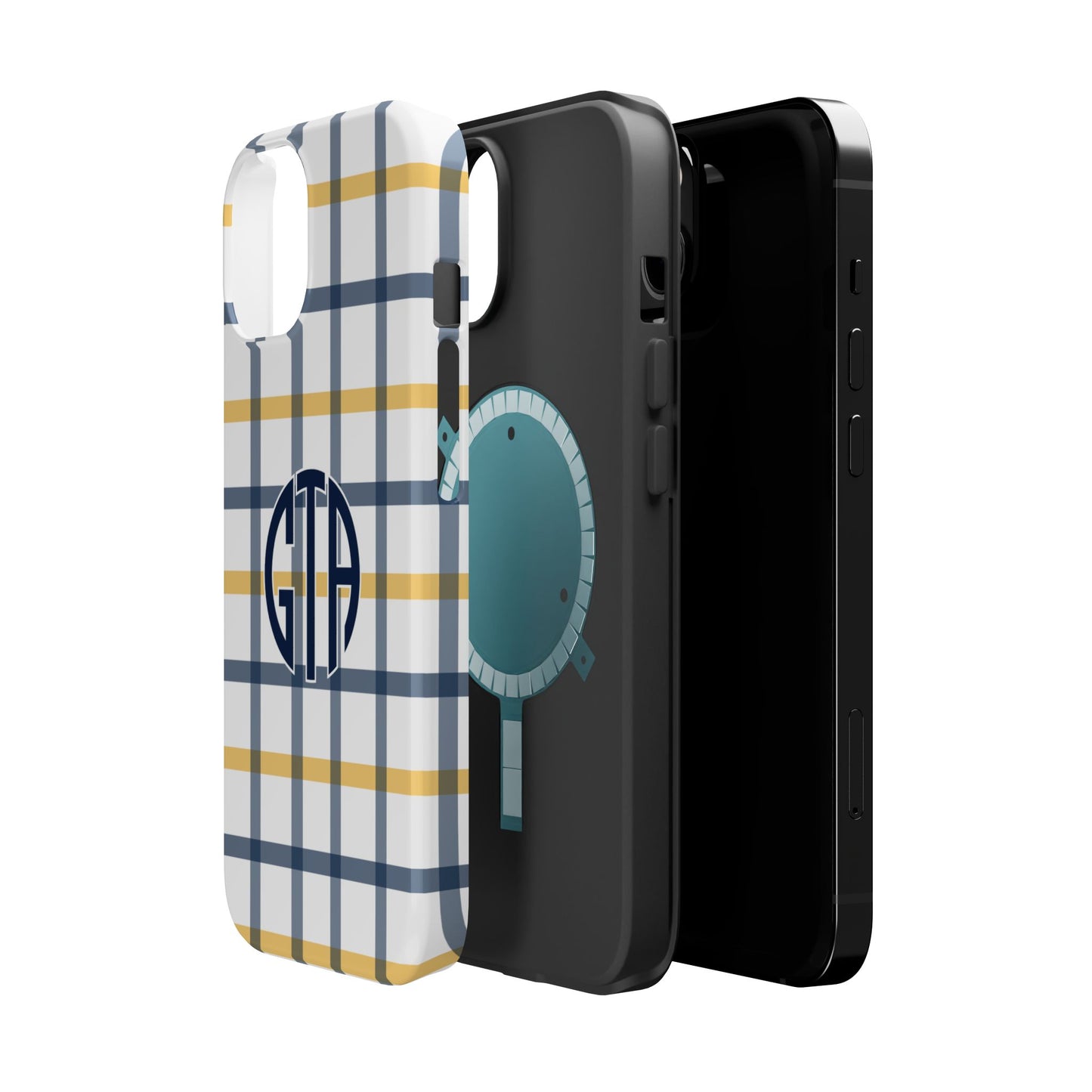 Tailgate Tartan - Navy & Gold