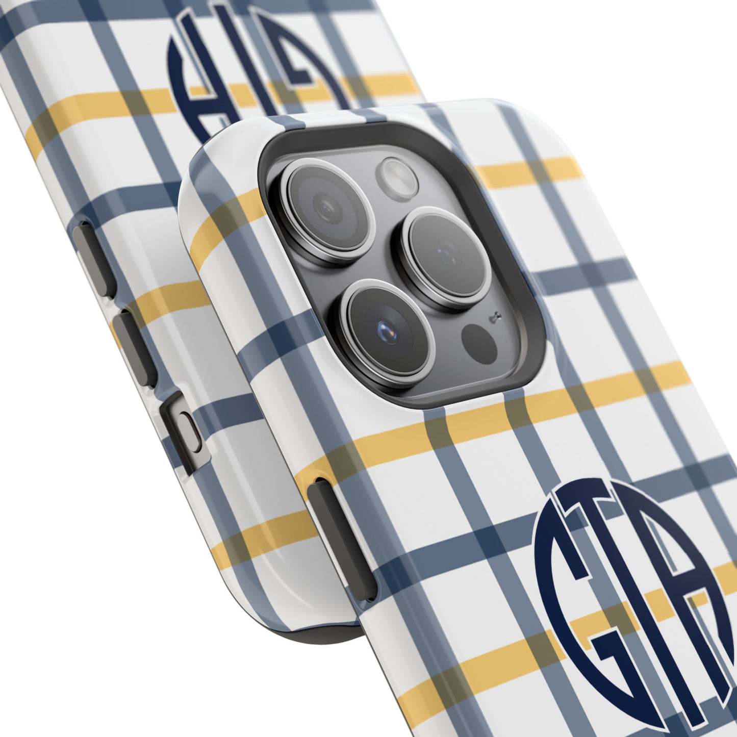 Tailgate Tartan - Navy & Gold