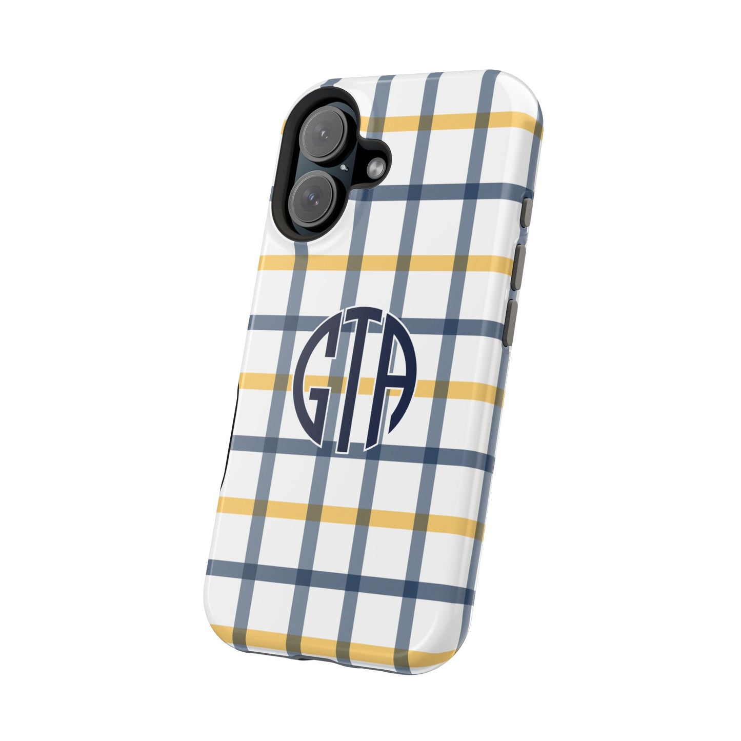 Tailgate Tartan - Navy & Gold