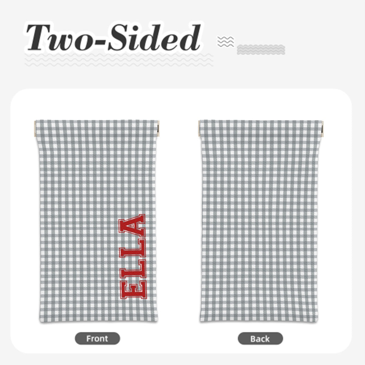Game Day Gingham - Gray