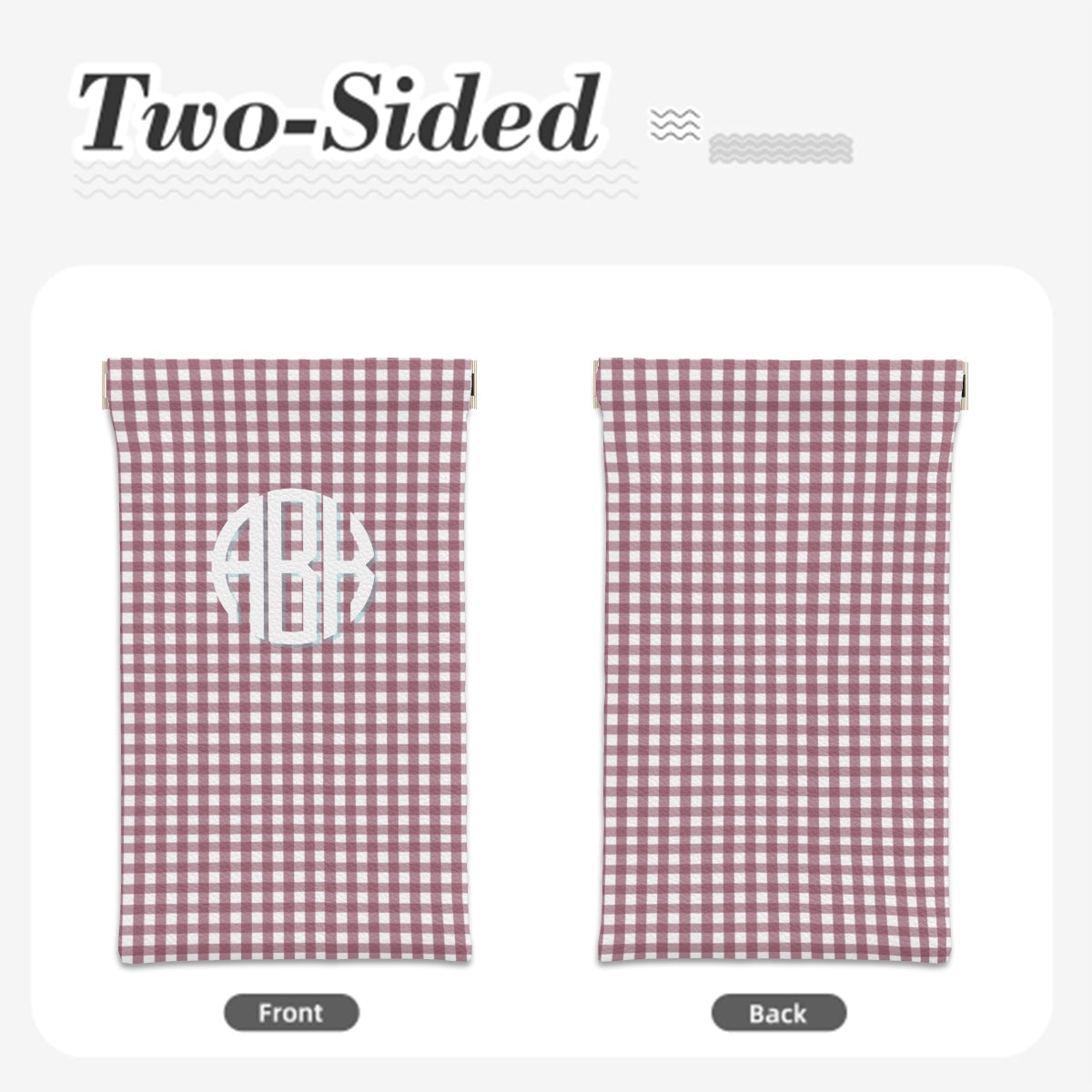 Game Day Gingham - Maroon