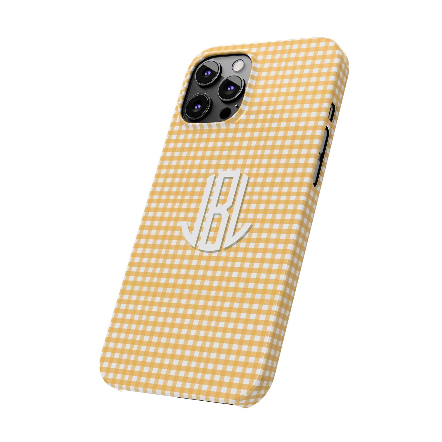 Game Day Gingham - Athletic Gold Slim