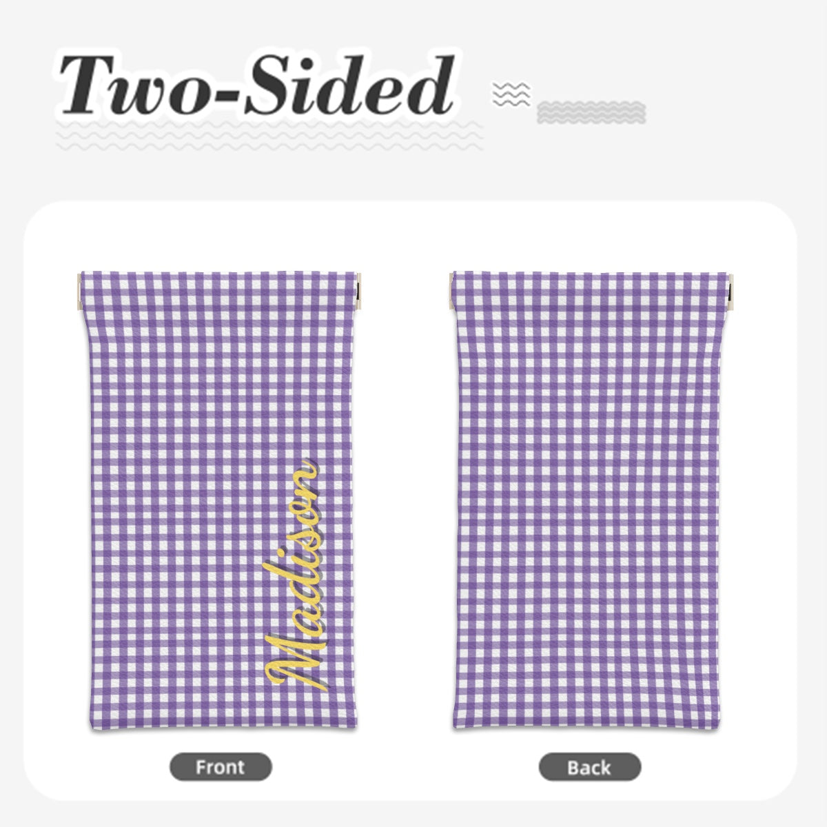 Game Day Gingham - Purple
