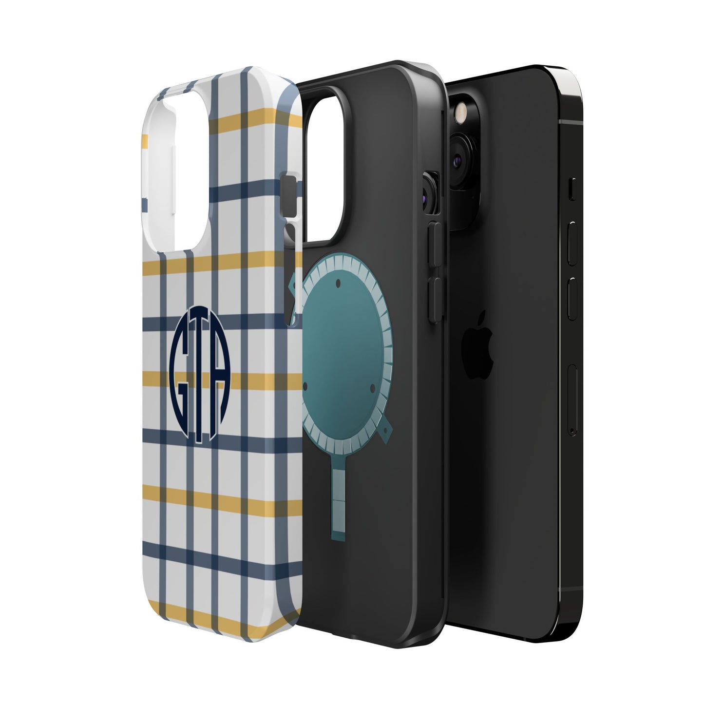 Tailgate Tartan - Navy & Gold