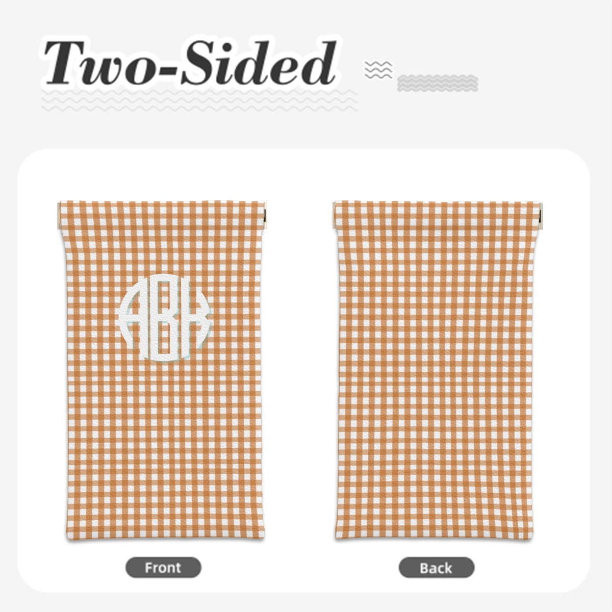 Game Day Gingham - Burnt Orange