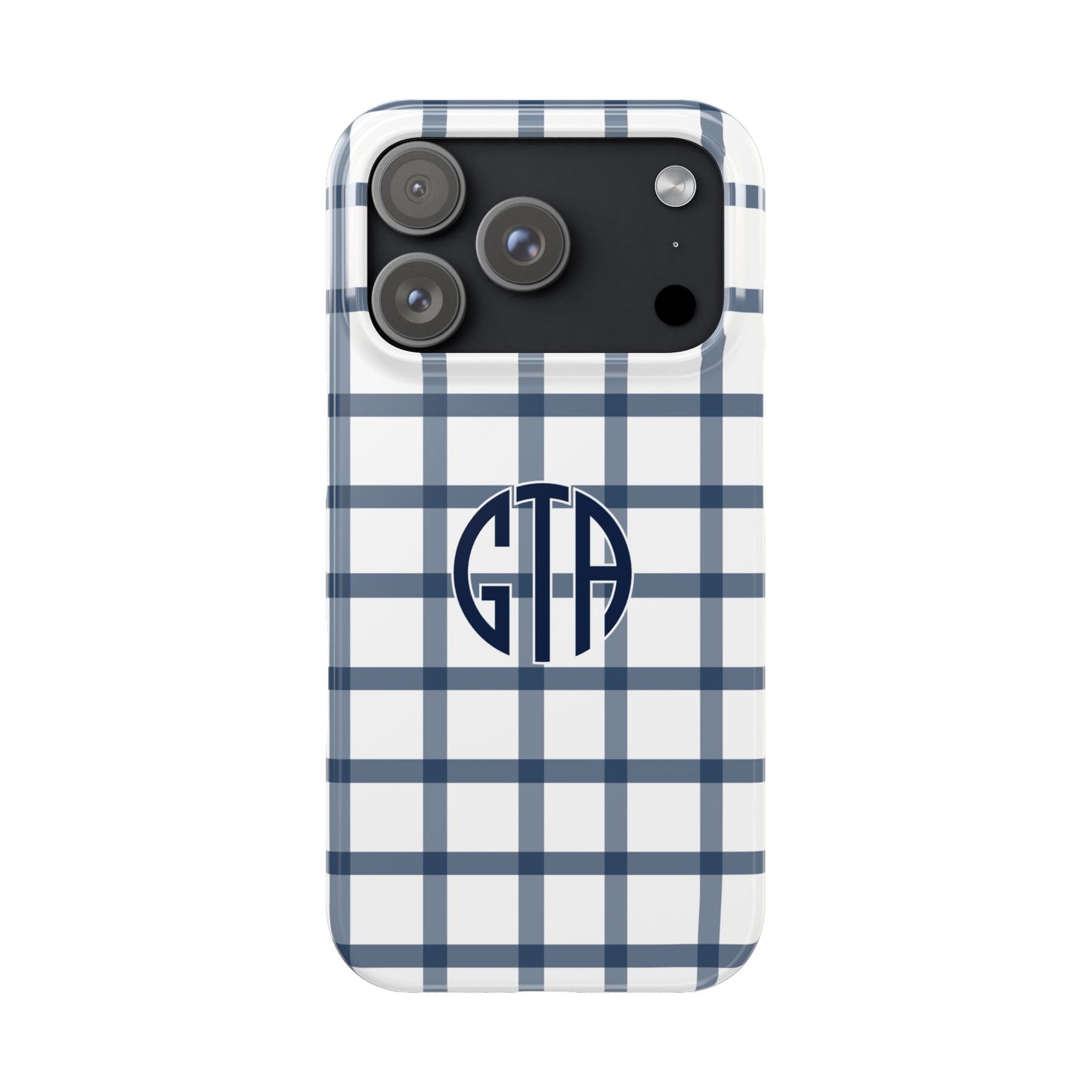 Tailgate Tartan -Navy Slim
