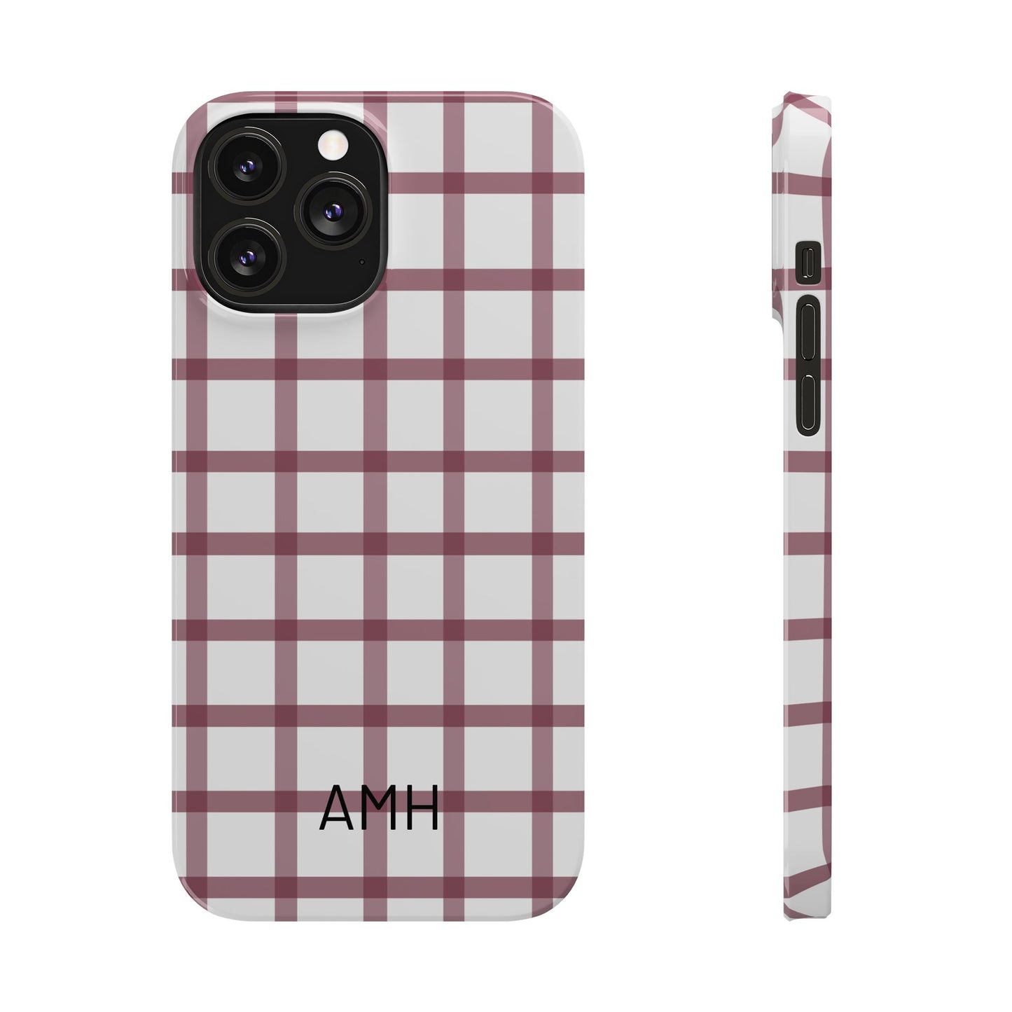 Tailgate Tartan - Maroon Slim