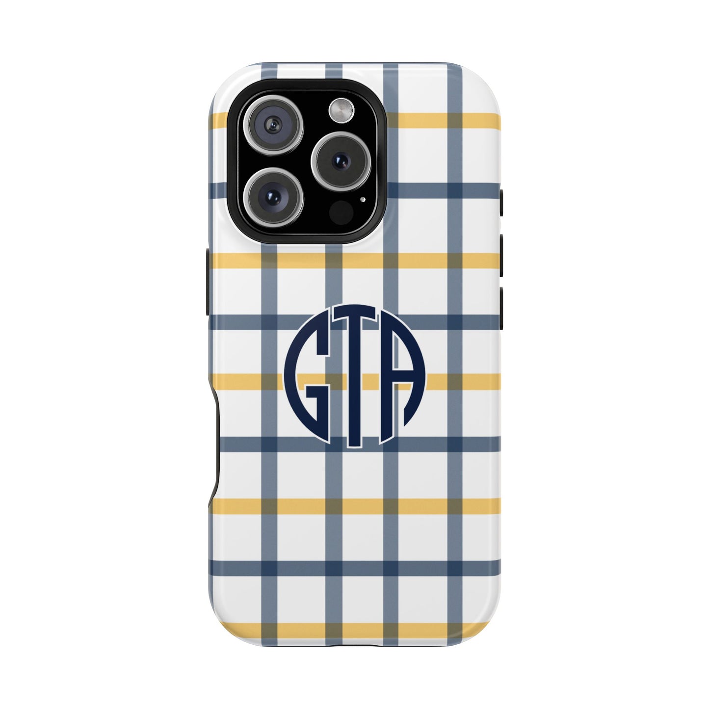 Tailgate Tartan - Navy & Gold