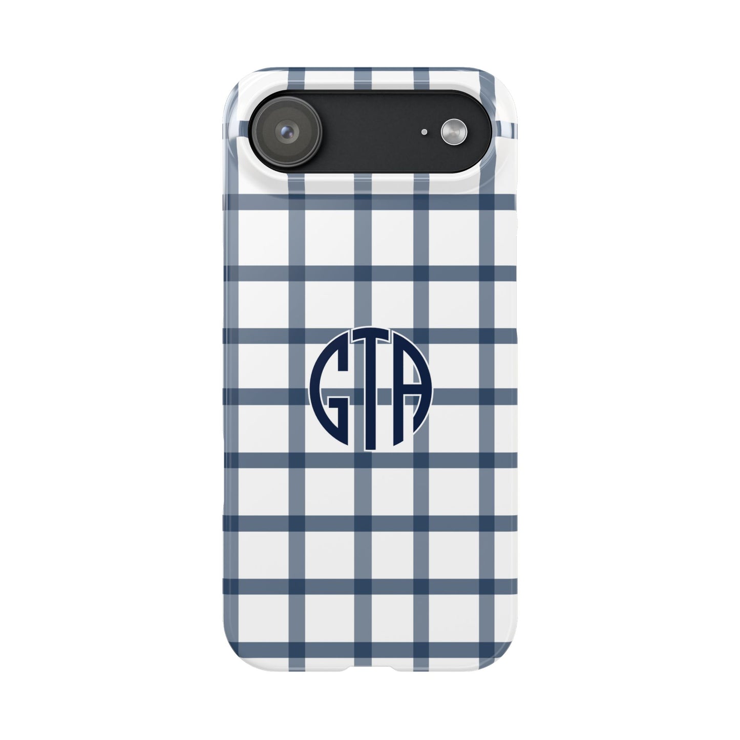 Tailgate Tartan -Navy Slim