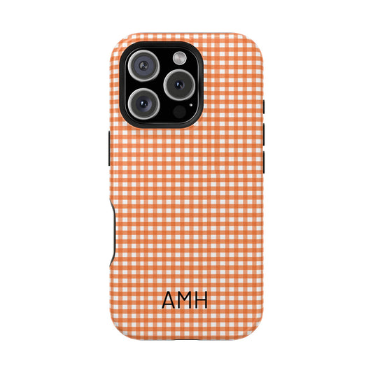 Game Day Gingham - Orange