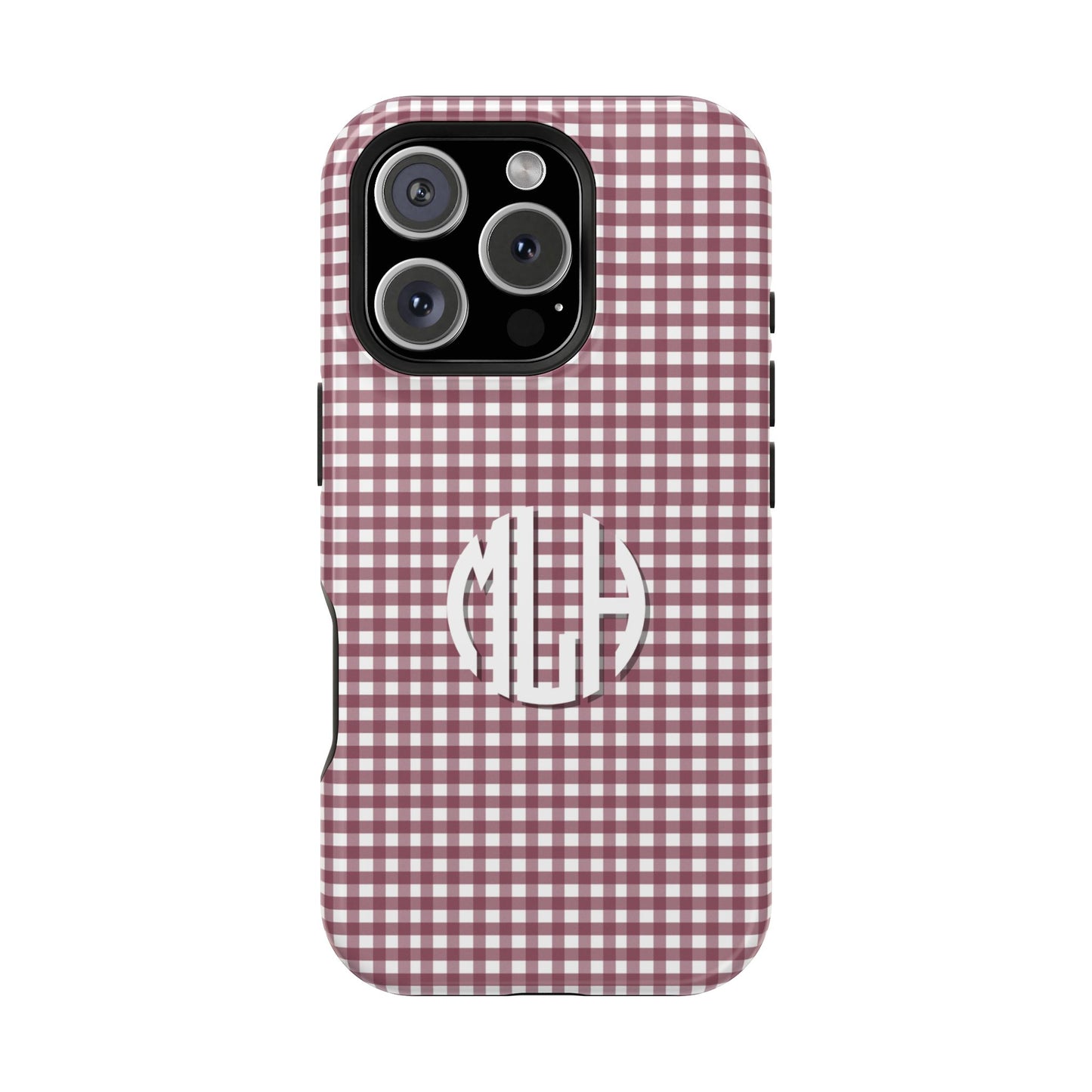 Game Day Gingham - Maroon