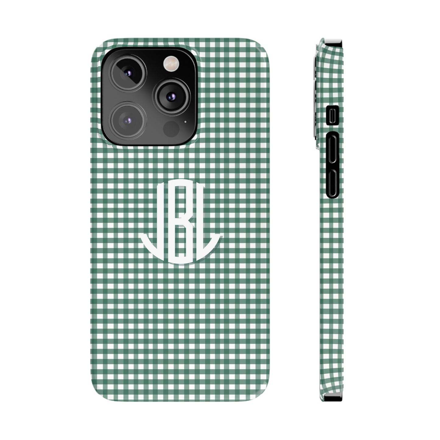 Game Day Gingham - Green Slim