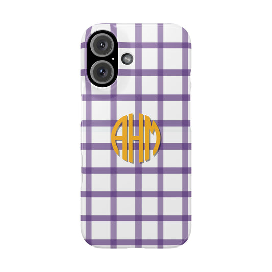 Tailgate Tartan -Purple Slim