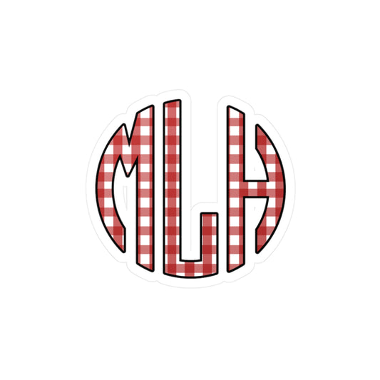 Personalized Vinyl Decal (14 Colors)
