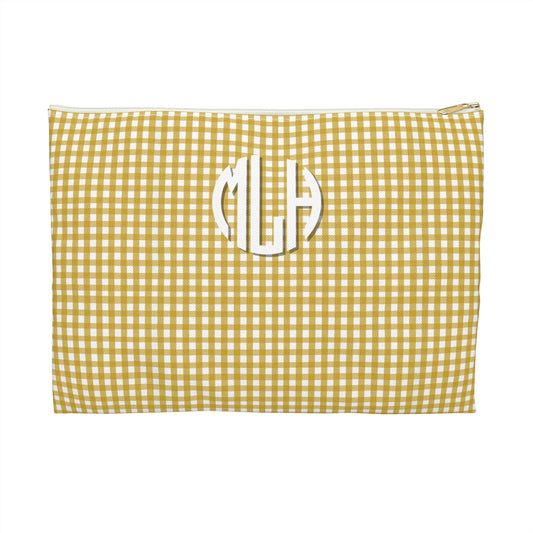 Game Day Gingham -Old Gold