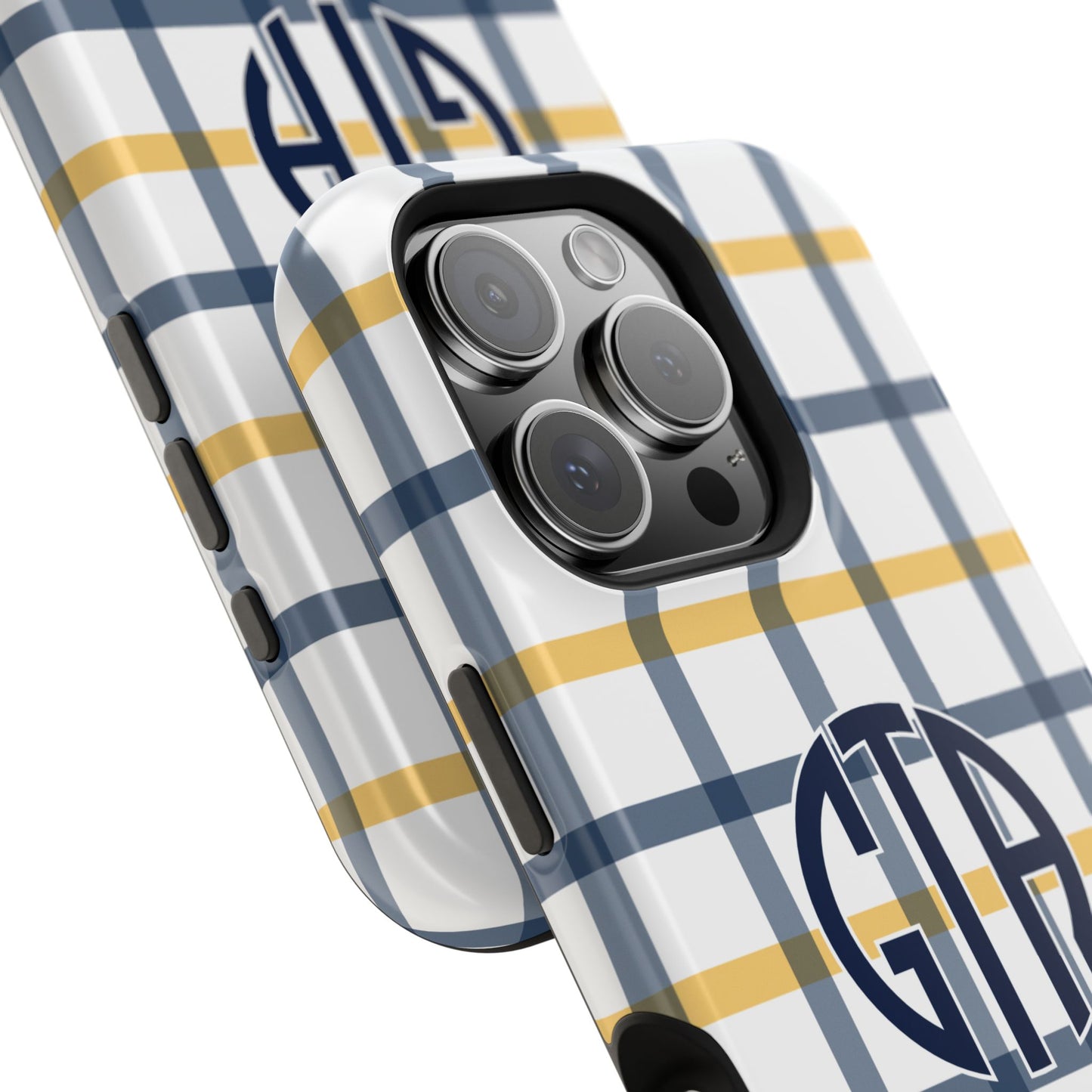 Tailgate Tartan - Navy & Gold