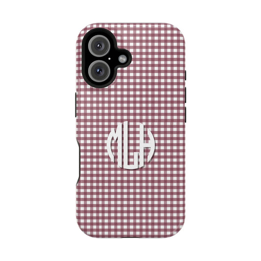 Game Day Gingham - Maroon