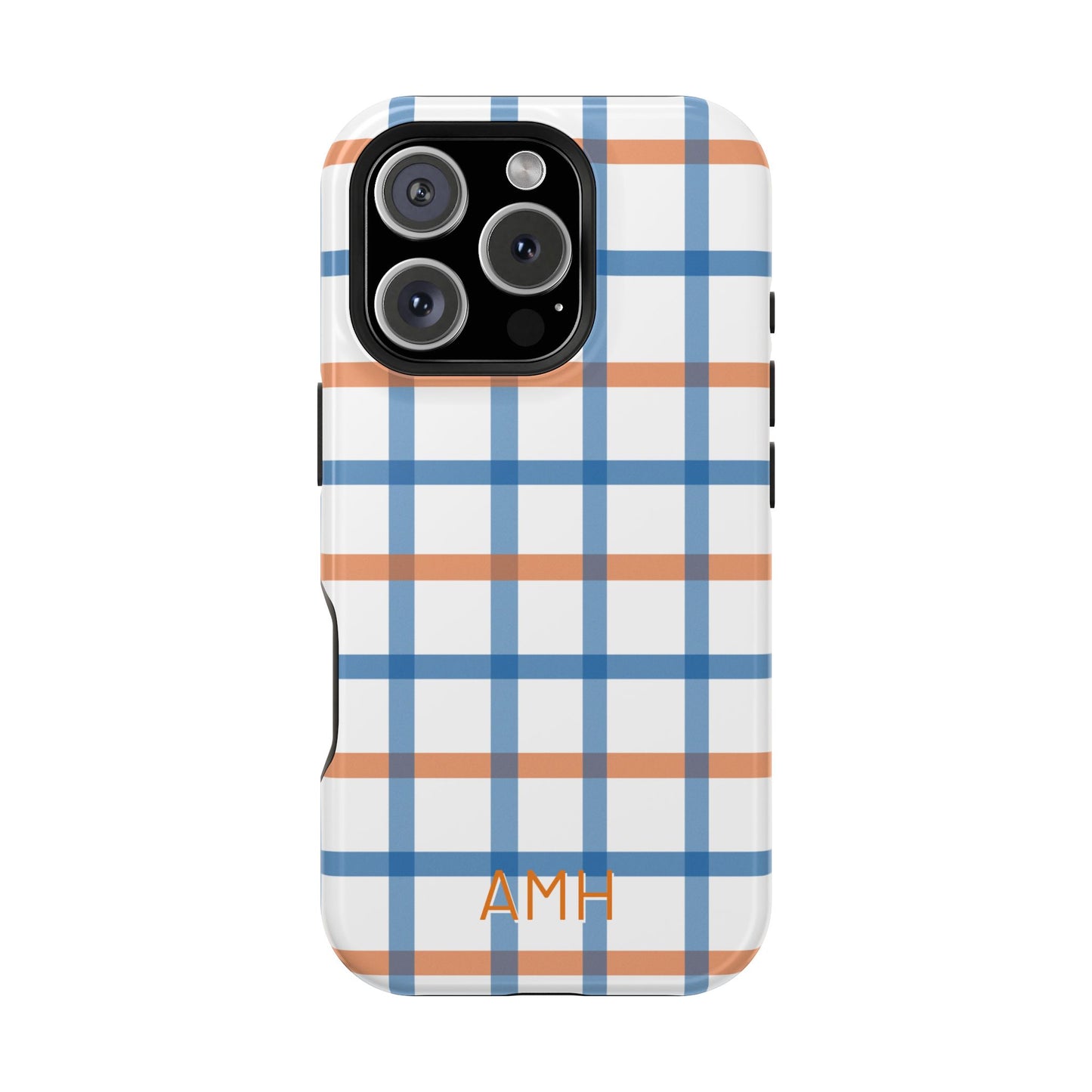 Tailgate Tartan - Blue & Orange